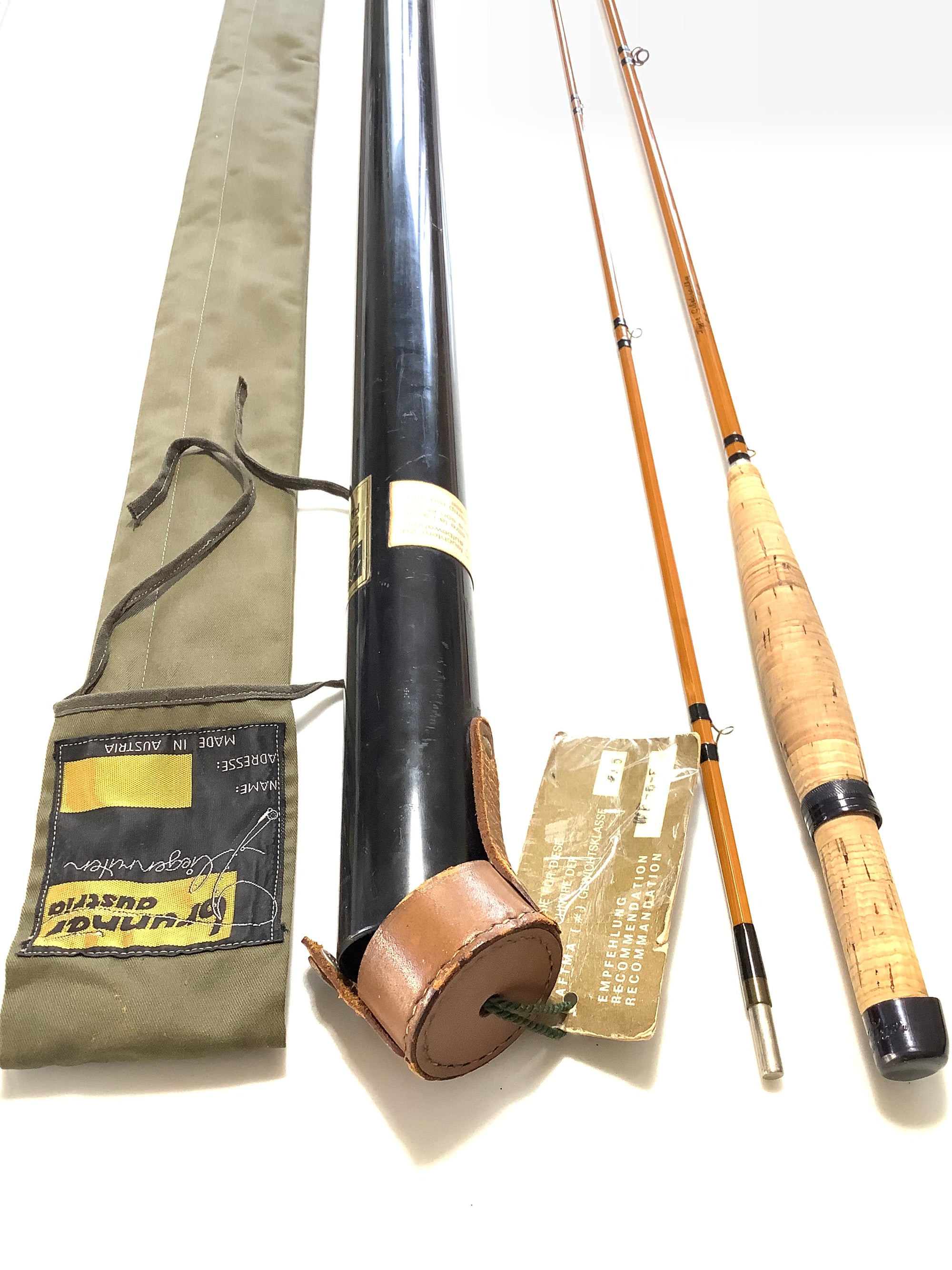 Rare Brunner TYPE GEBETSROITHER 7ft Built Cane Fly Rod