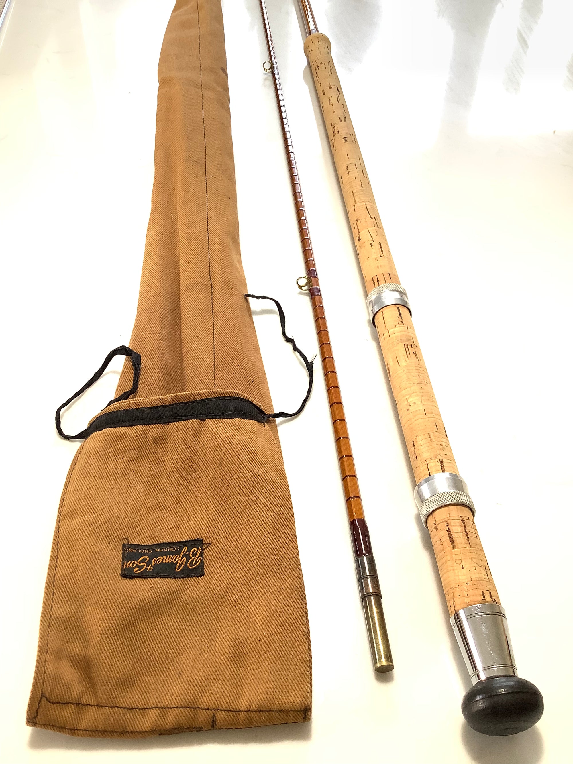 B.James Richard Walker MKIV AVON Built Cane rod in Excellent original Condition