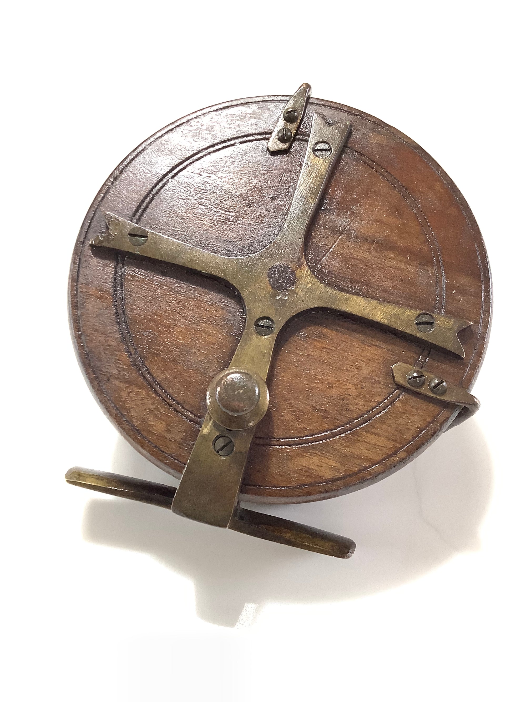 Antique 1880s Fish Tail Starback Nottingham Centrepin 4 1/2”