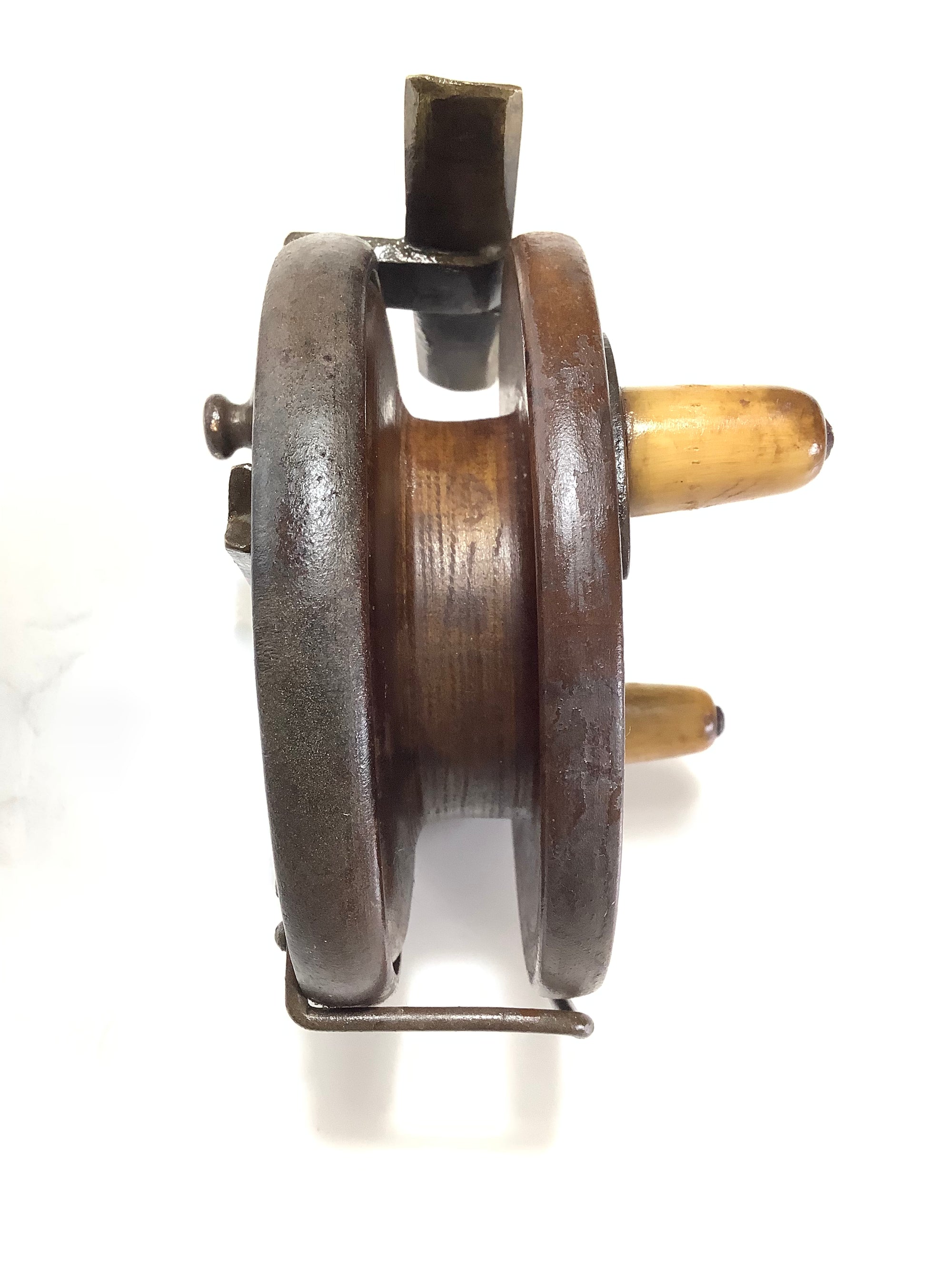 Antique 1880s Fish Tail Starback Nottingham Centrepin 4 1/2”