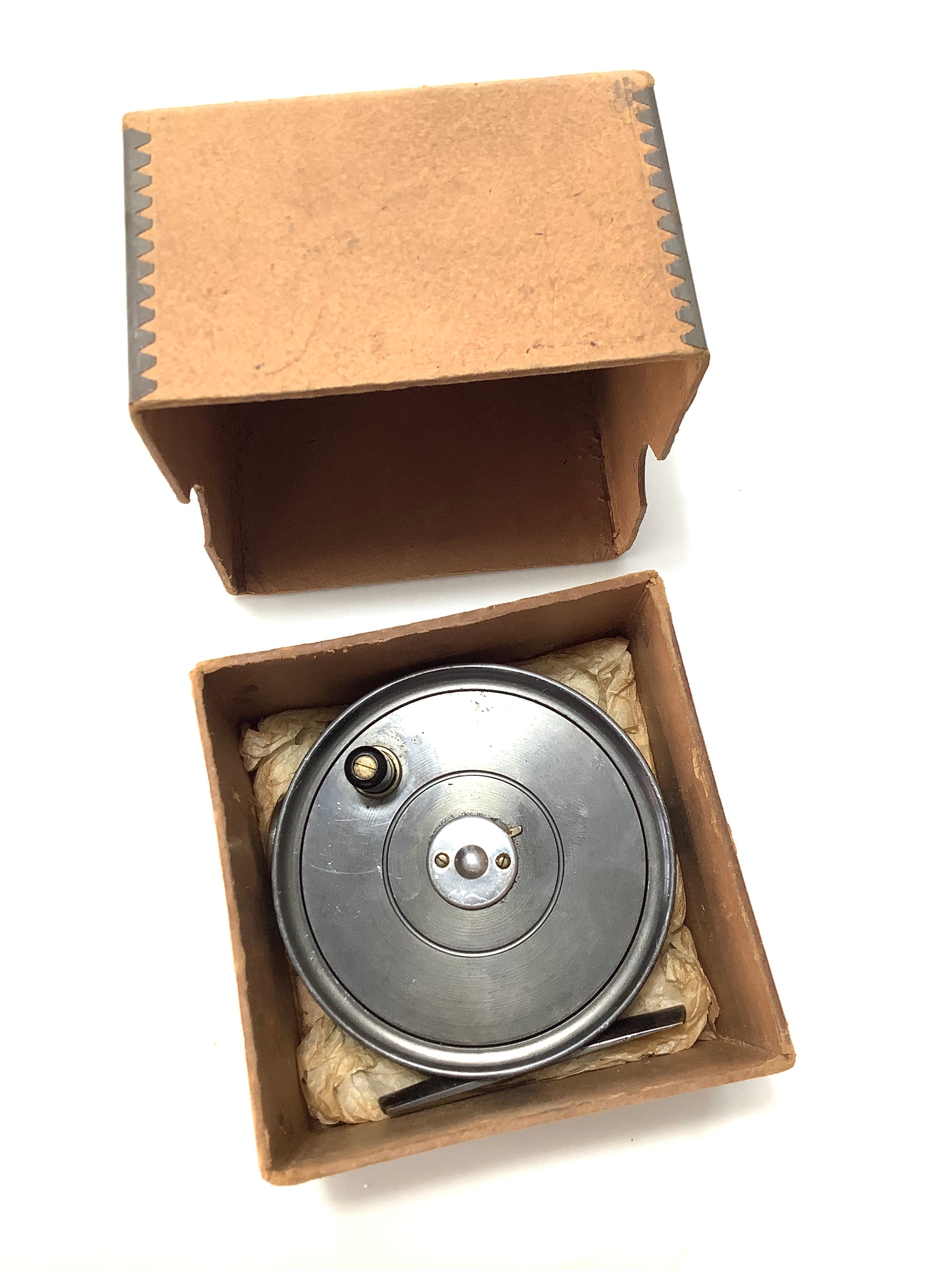 Antique RED AGATE Cummins of Bishop Auckland “STANLEY” Fly Reel