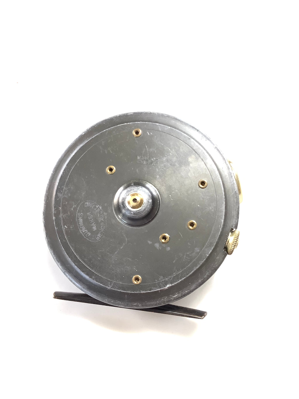 Antique RED AGATE Cummins of Bishop Auckland “STANLEY” Fly Reel