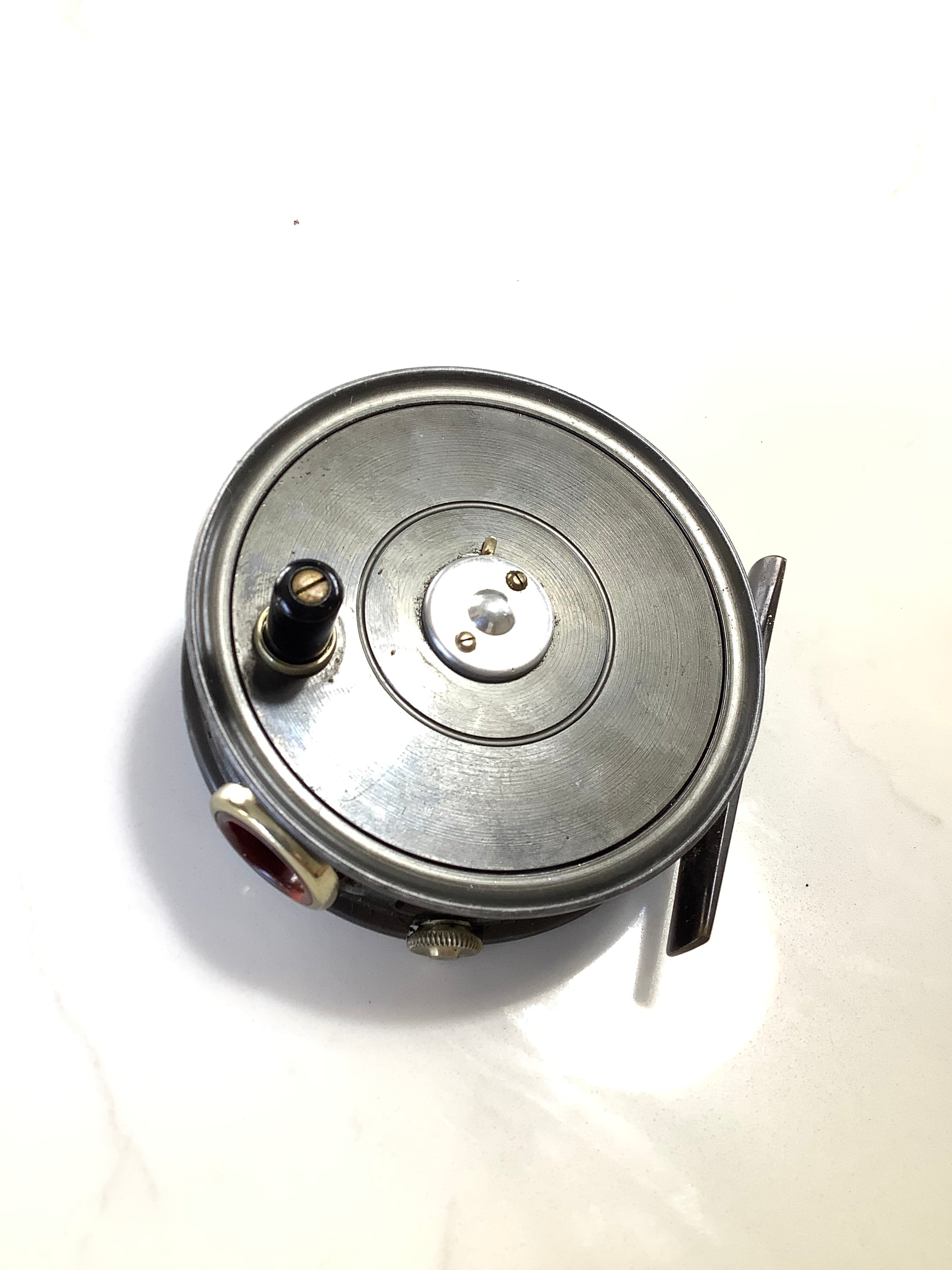 Antique RED AGATE Cummins of Bishop Auckland “STANLEY” Fly Reel