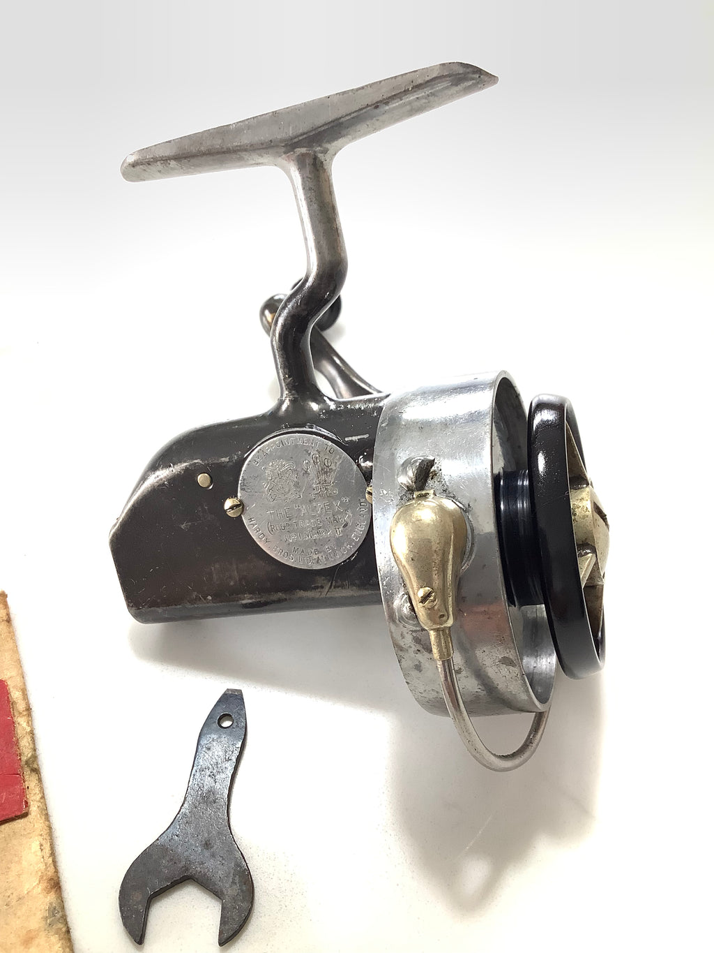 Antique Hardy Bros No.1 MKII ALTEX Fixed spool Reel