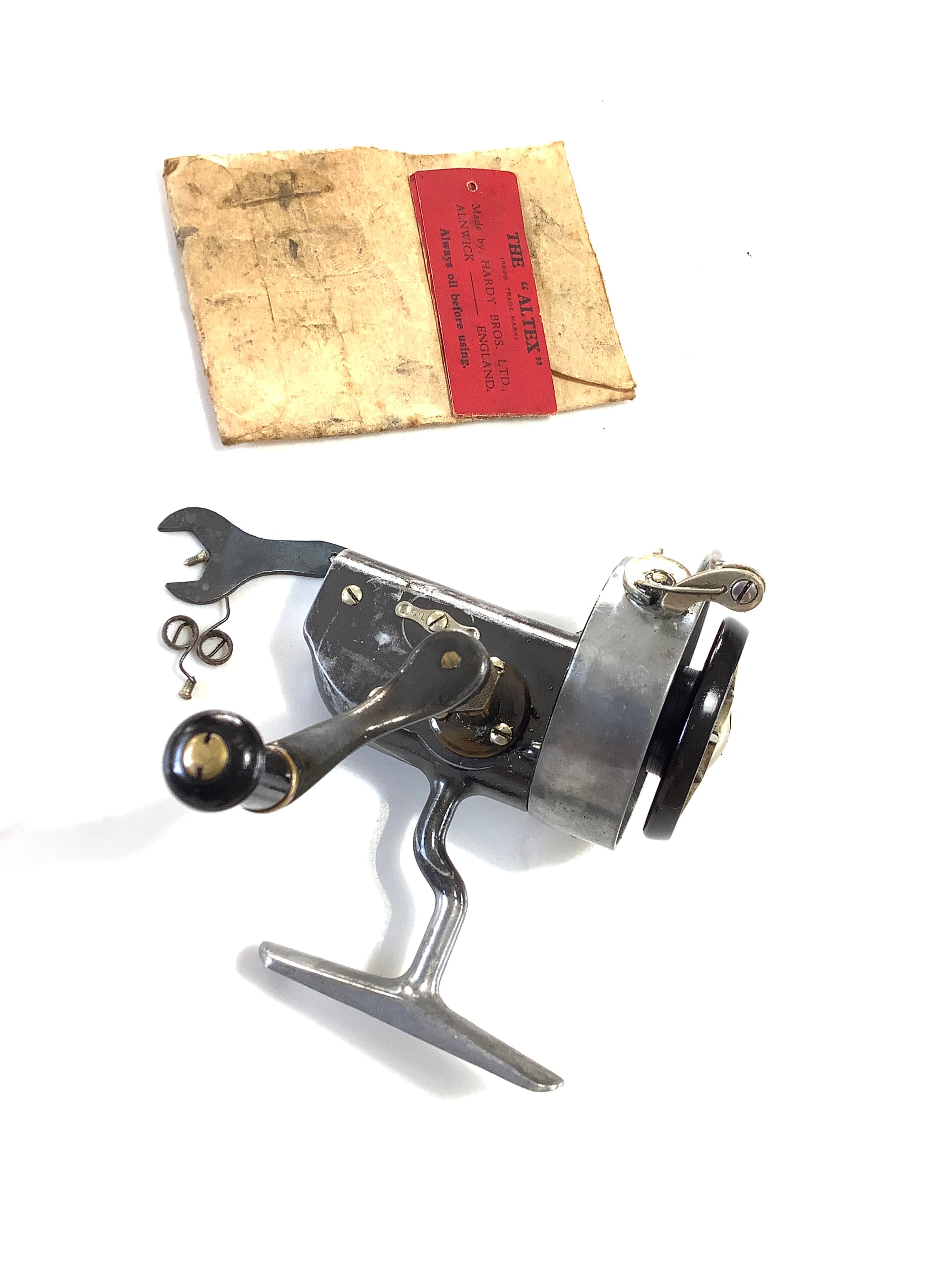 Antique Hardy Bros No.1 MKII ALTEX Fixed spool Reel