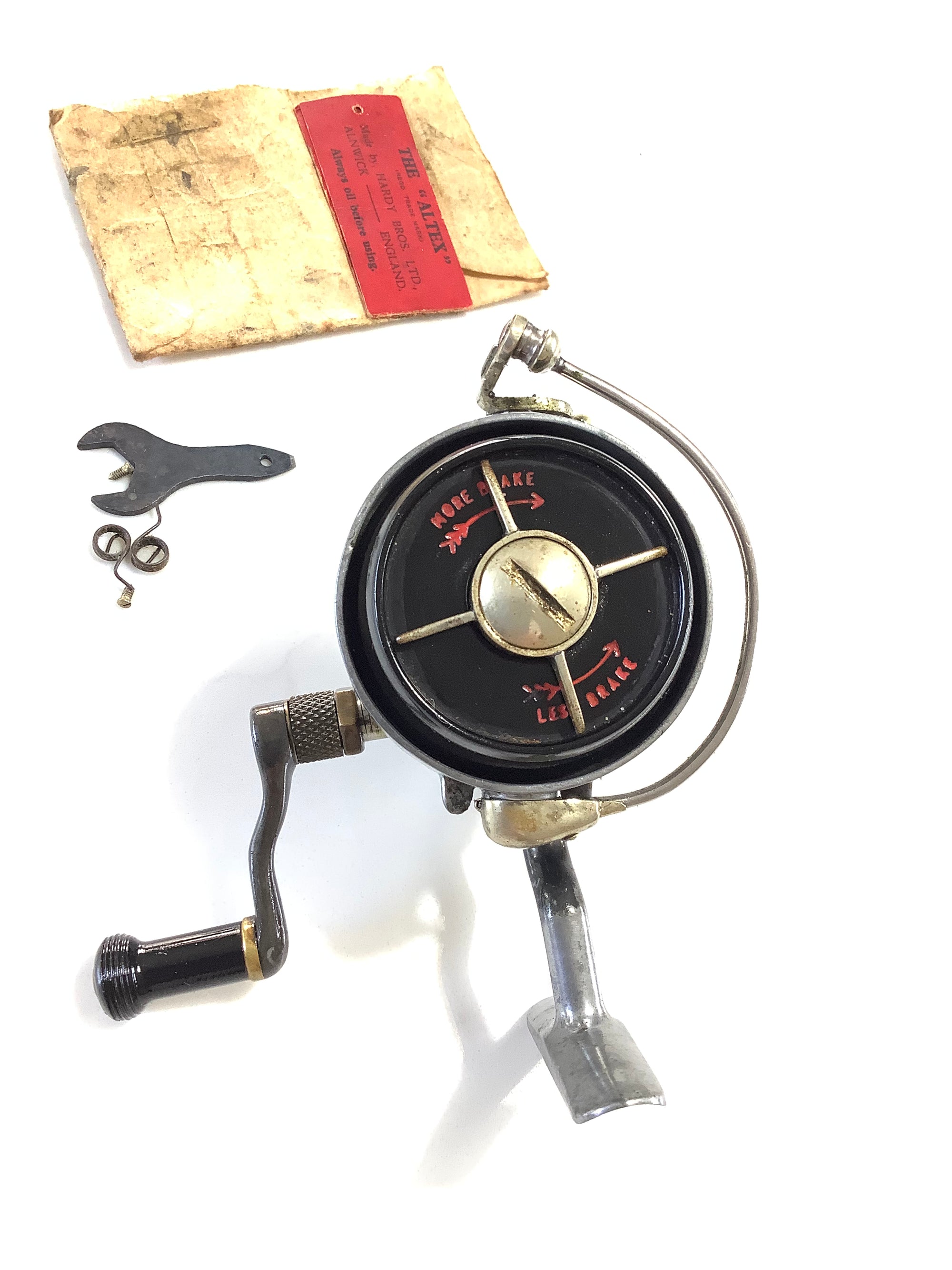 Antique Hardy Bros No.1 MKII ALTEX Fixed spool Reel
