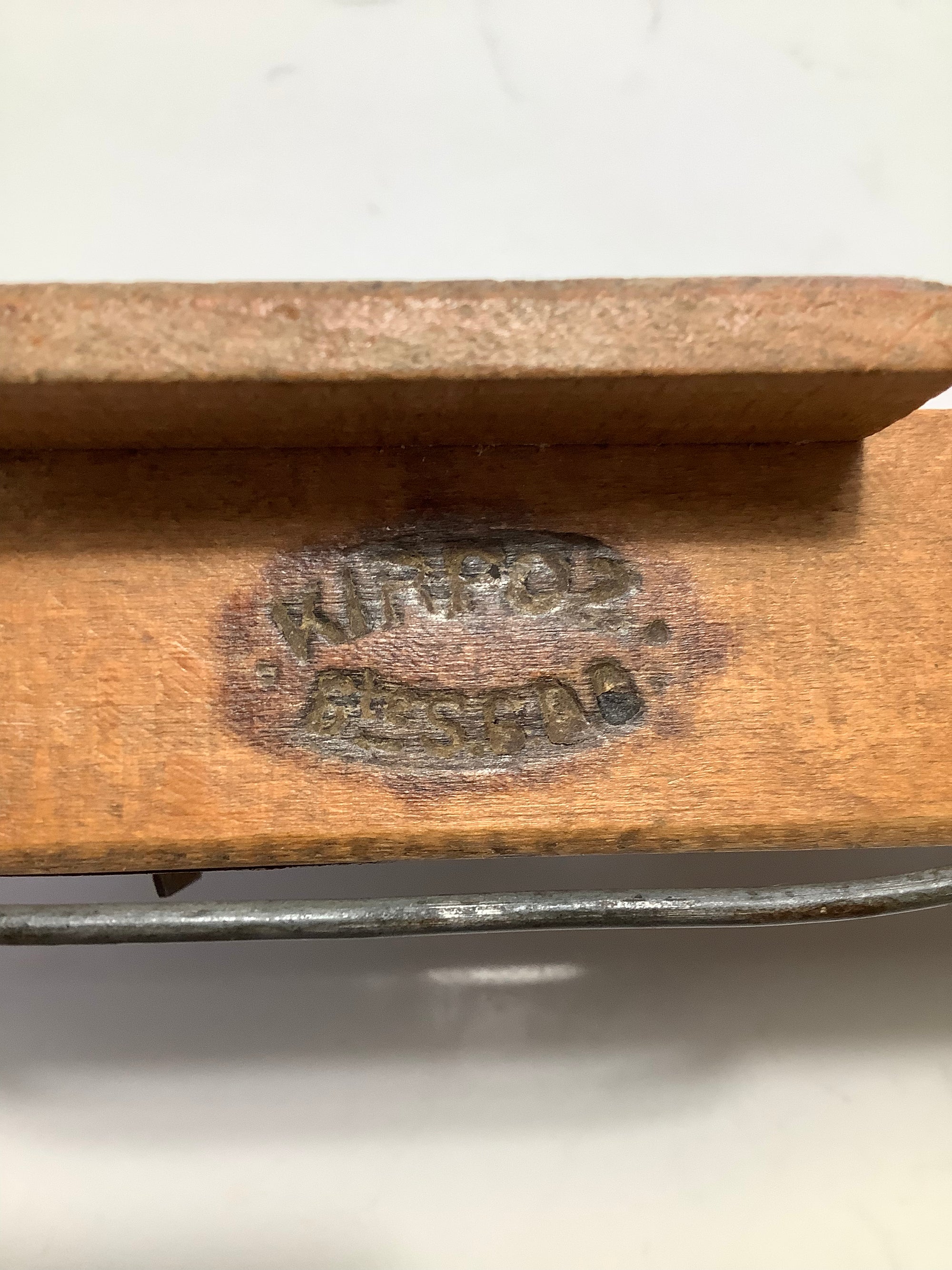 Antique Compact Folding Beechwood Outdoor Fishing/Hunting Seat