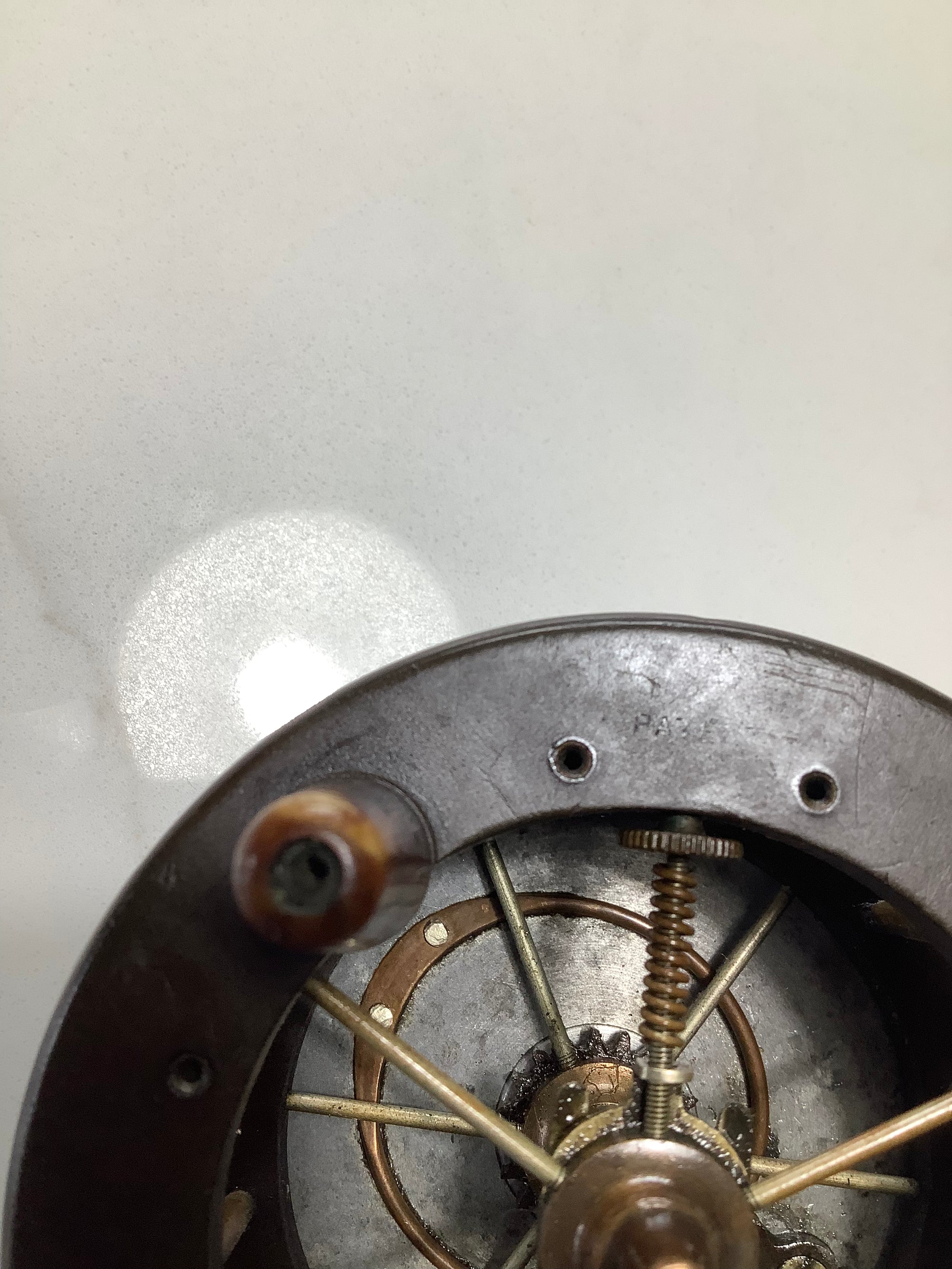 Rare Antique Smallest Size 3” Unventilated Aerial Centrepin Circa 1912