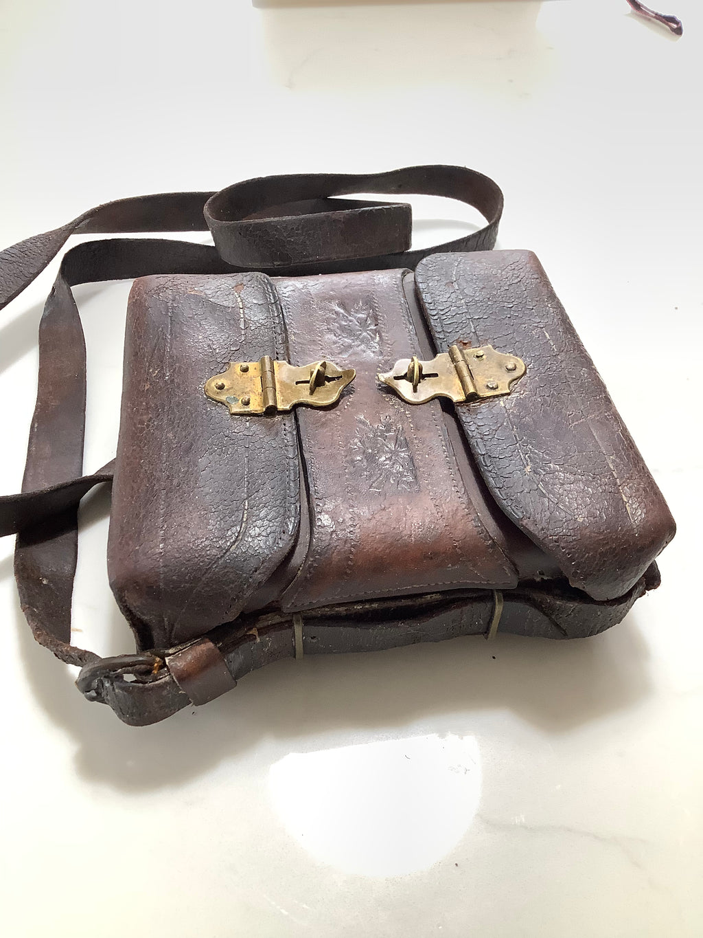 Antique Double Cartridge Carrying Case
