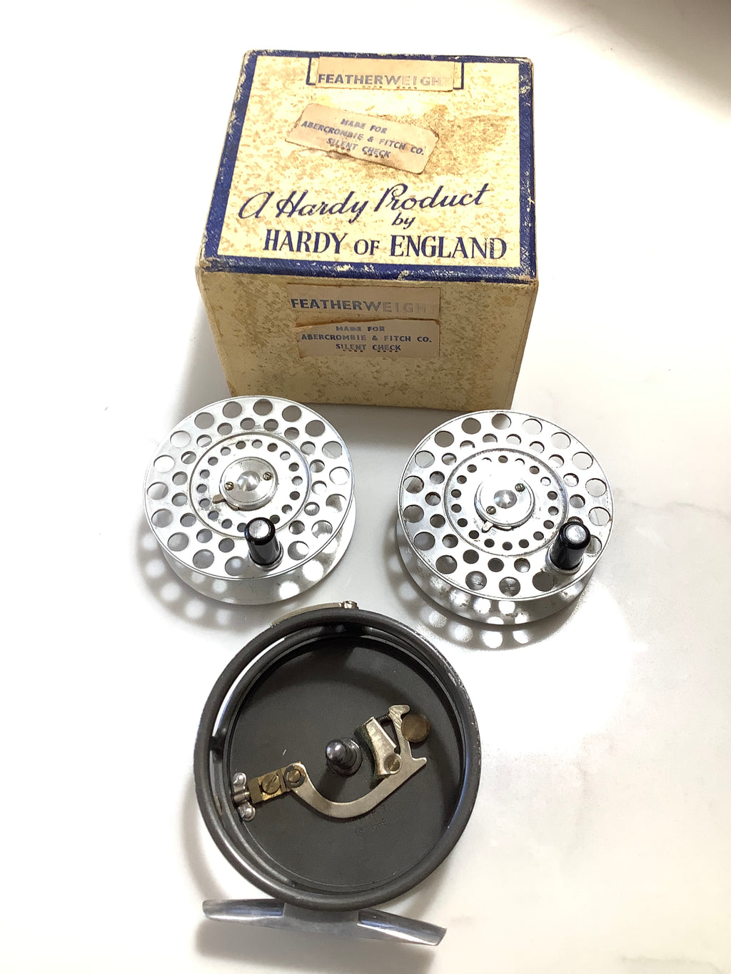 Scarce Vintage Hardy Bros A&F Silent Check FEATHERWEIGHT Fly Reel