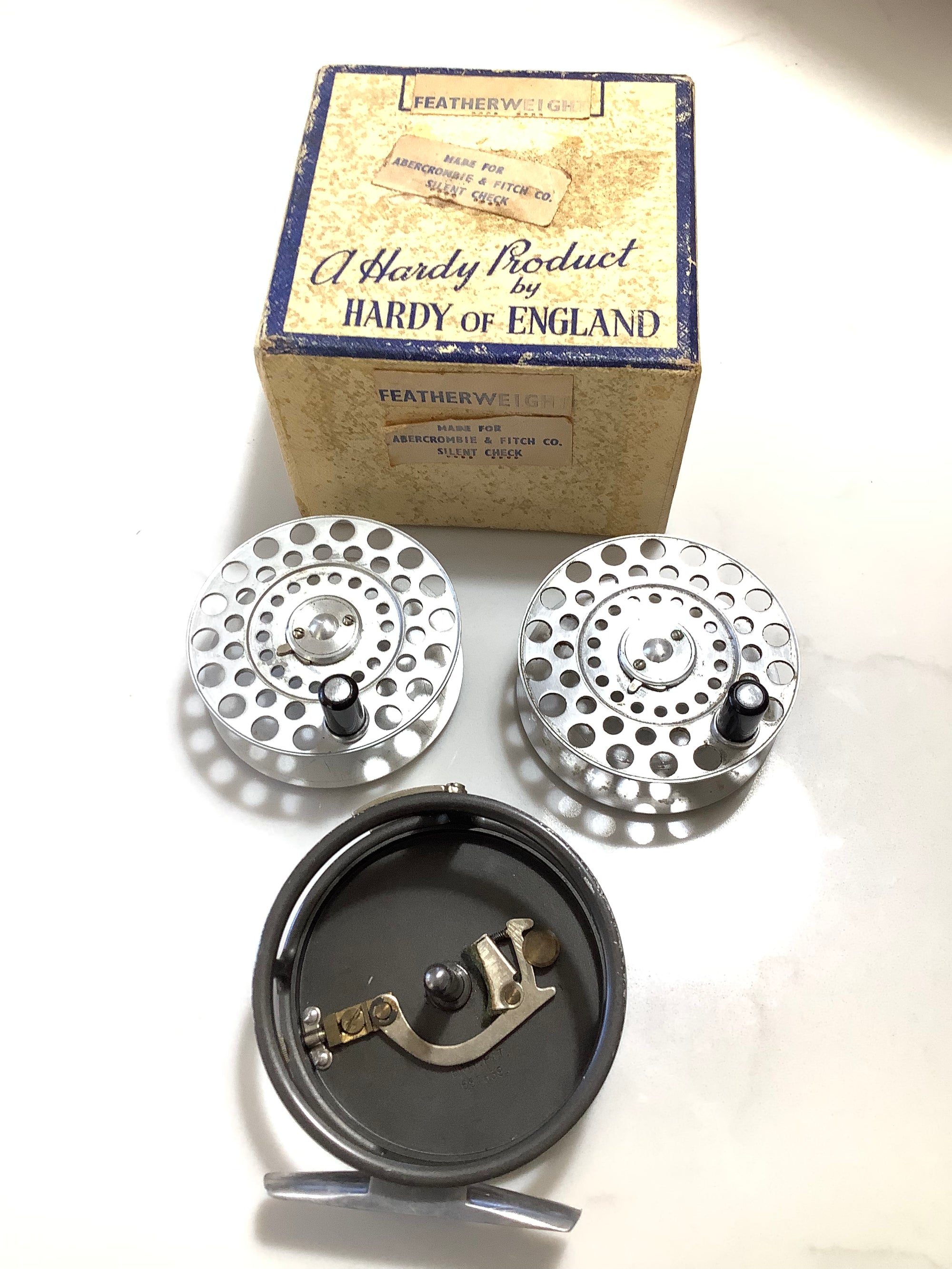 Scarce Vintage Hardy Bros A&F Silent Check FEATHERWEIGHT Fly Reel