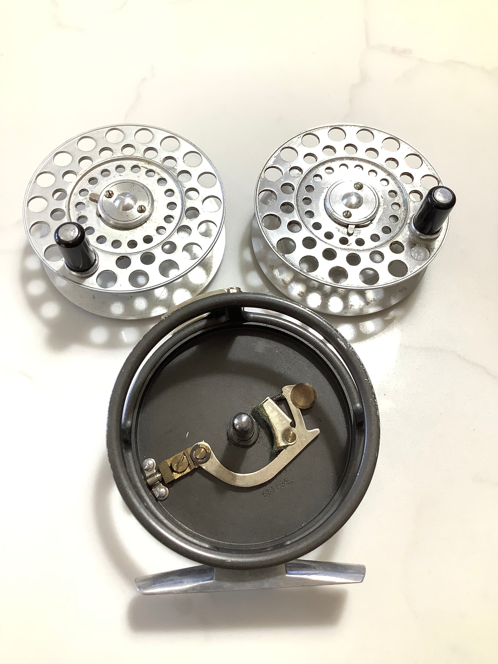 Scarce Vintage Hardy Bros A&F Silent Check FEATHERWEIGHT Fly Reel