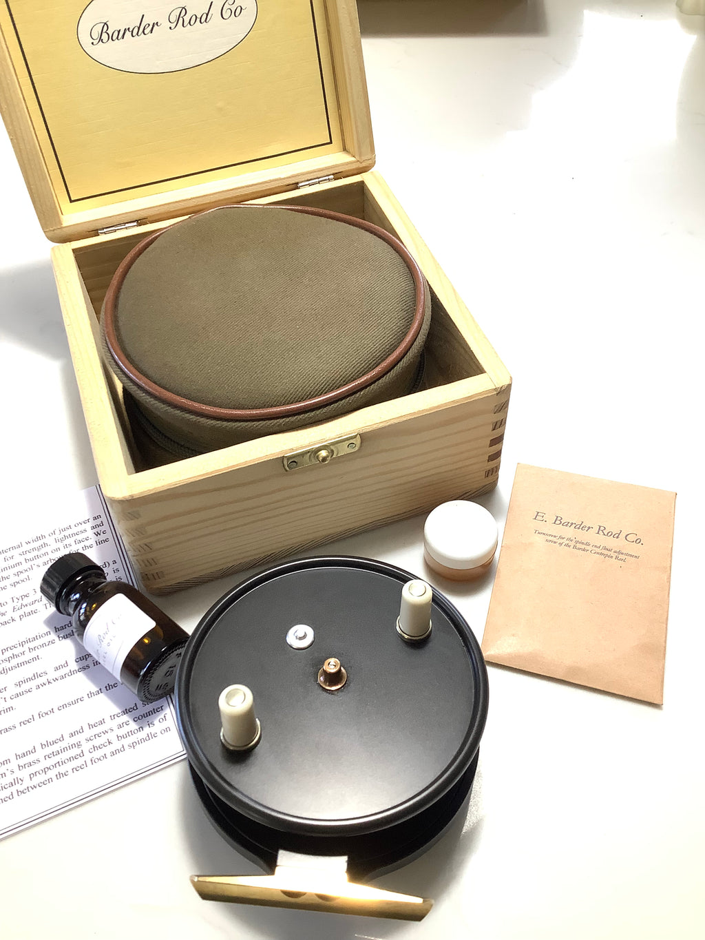 EDWARD BARDER ROD Co Centrepin Reel LIMITED EDITION