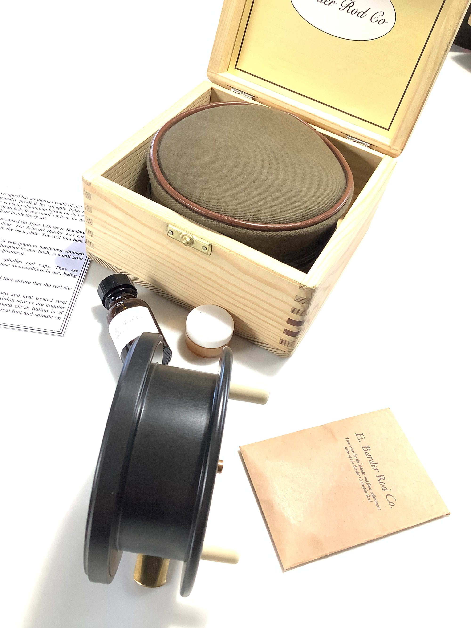EDWARD BARDER ROD Co Centrepin Reel LIMITED EDITION