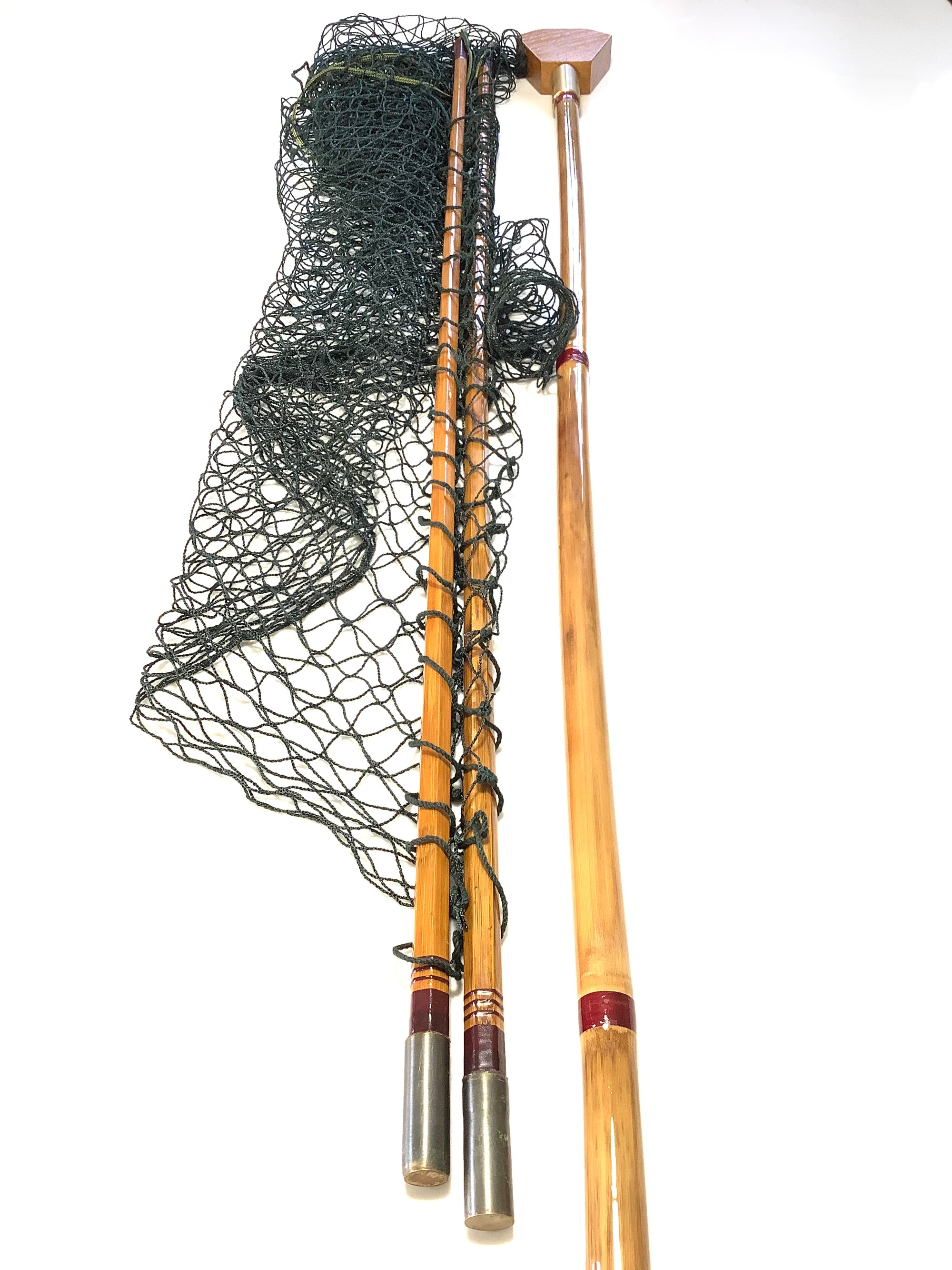 Early Richard Walker Style NET with OAK Spreader Block Dave Austin Pole