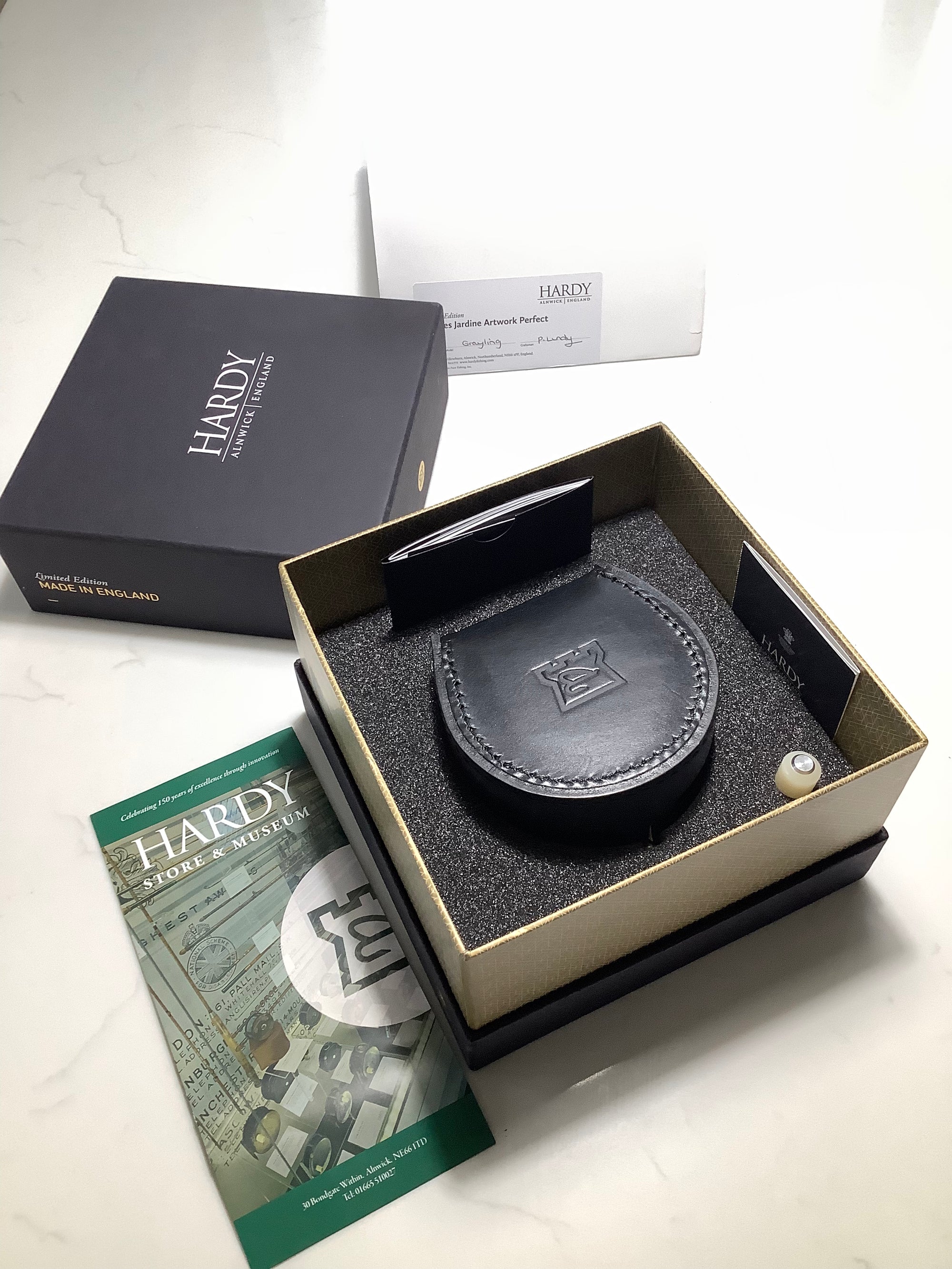 NEW Limited Edition HARDY BRos CHARLES JARDINE “ Grayling” Fly Reel