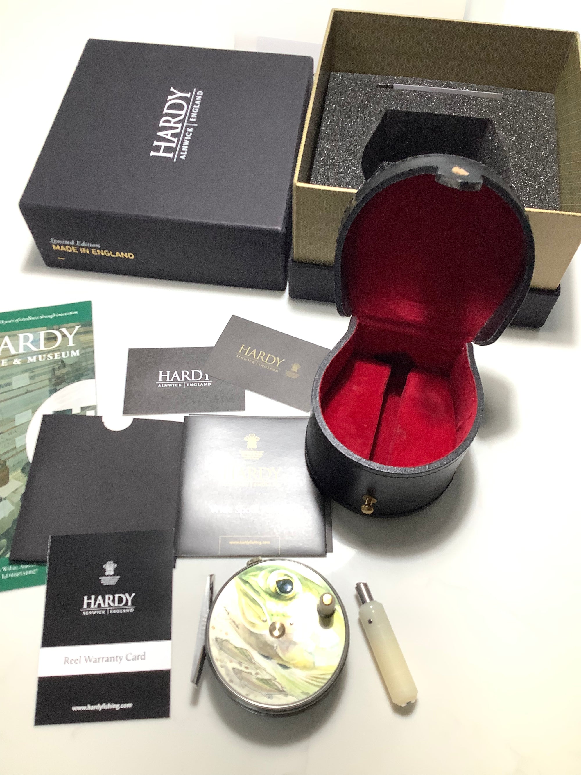 NEW Limited Edition HARDY BRos CHARLES JARDINE “ Grayling” Fly Reel