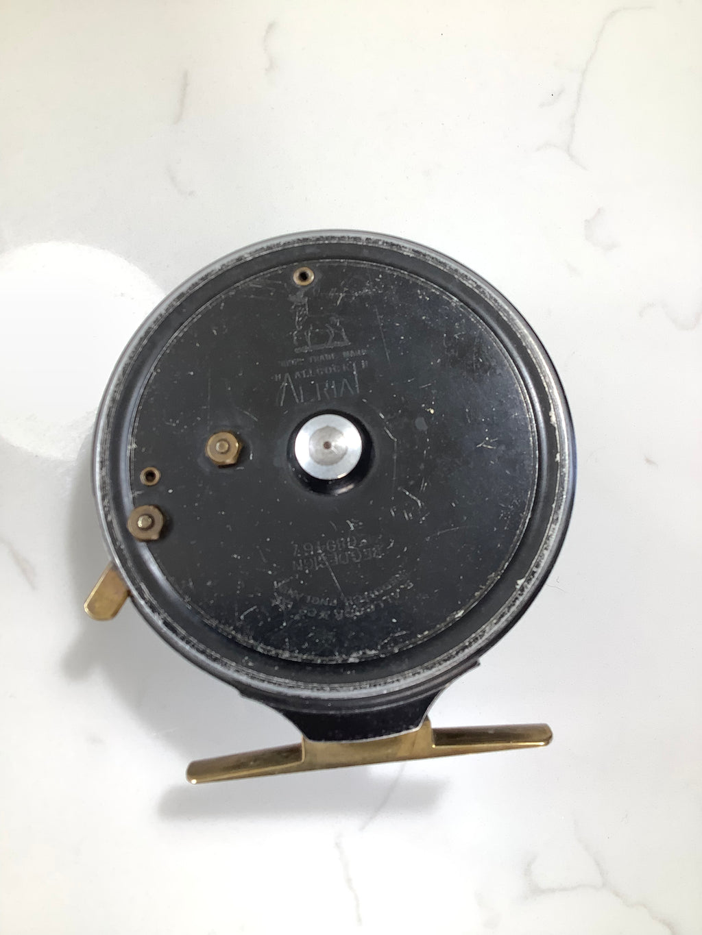 Allcock & Co Lever Check Aerial Centrepin