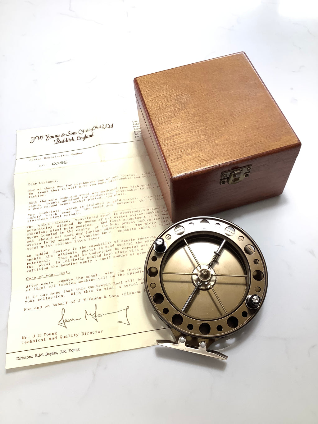 Unused J.W.YOUNG “ The Purist 2040” Centrepin