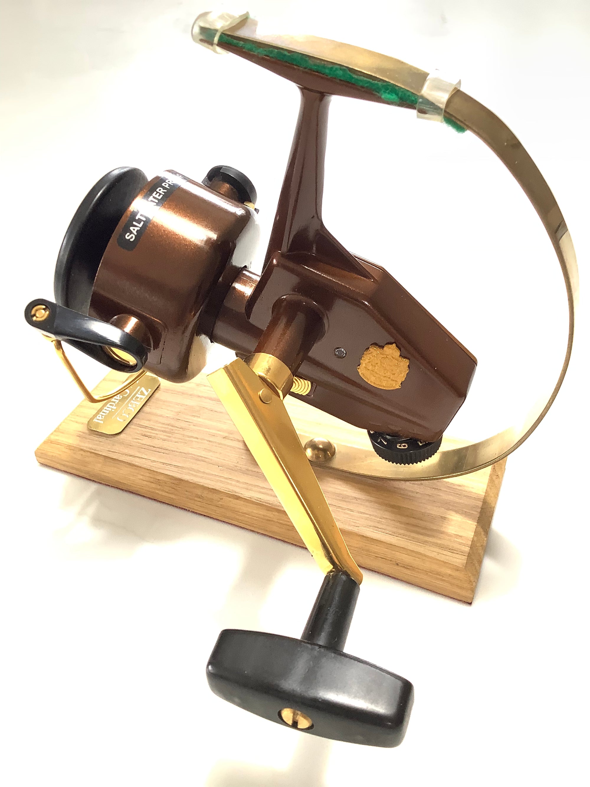 Collectors Display Reel Gold Custom ABU ZEBCO 6X CARDINAL Reel