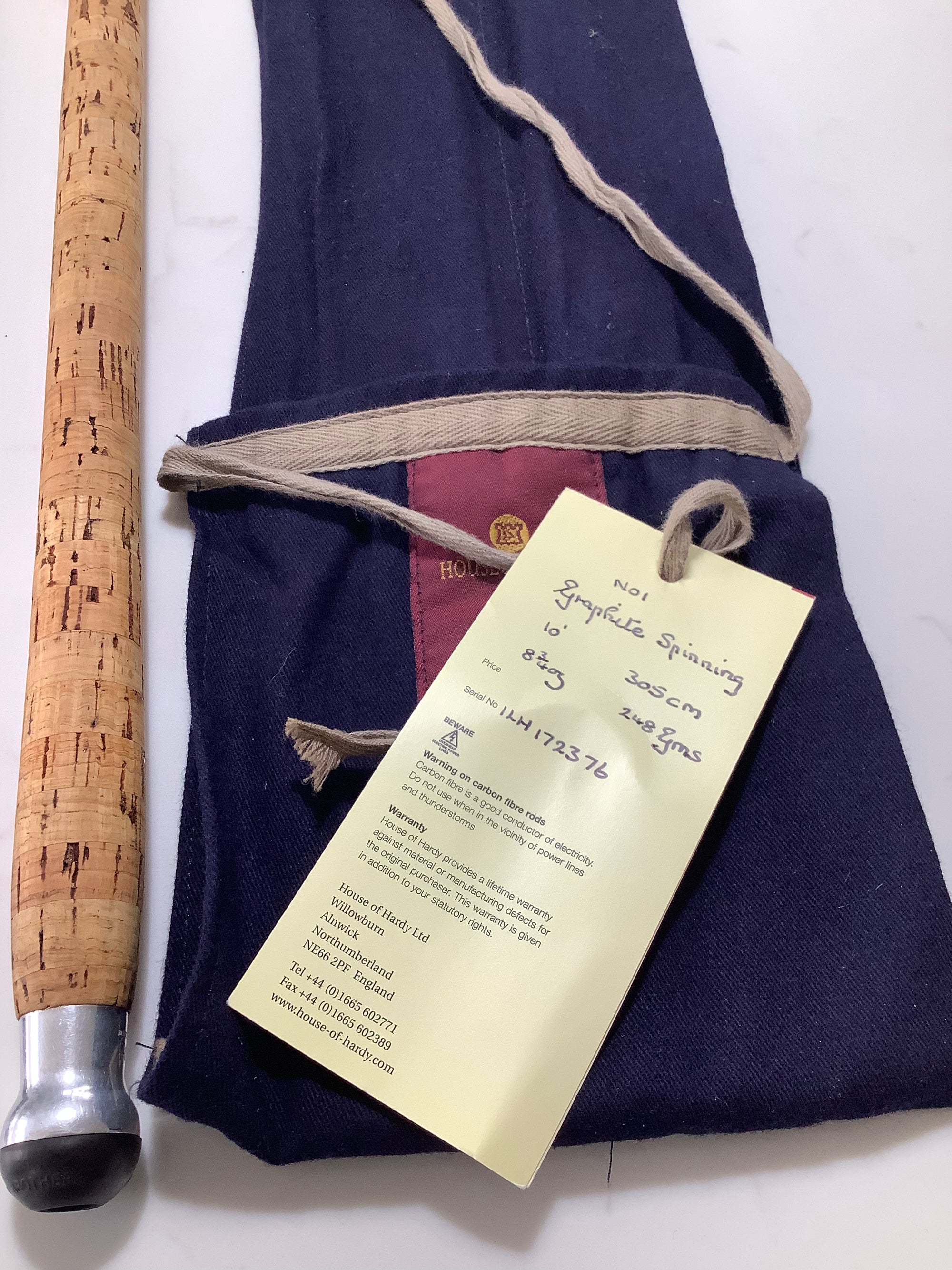 Hardy Bros 10ft Graphite Spinning Rod