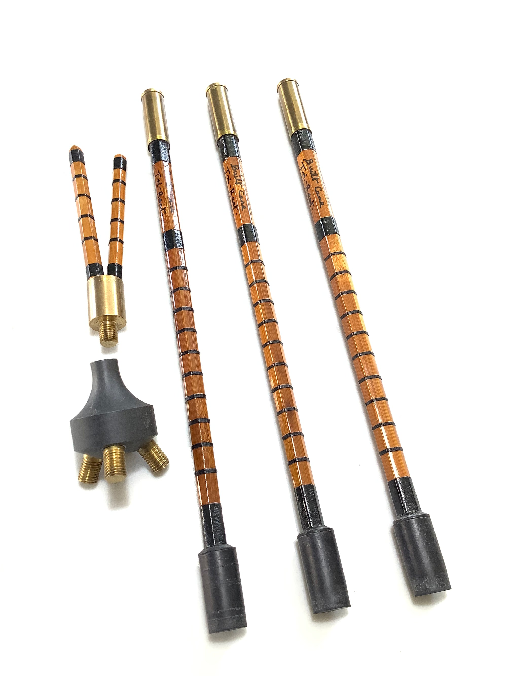 Hand Crafted Traditional Built Cane Rod rest tripod by Dave Austin