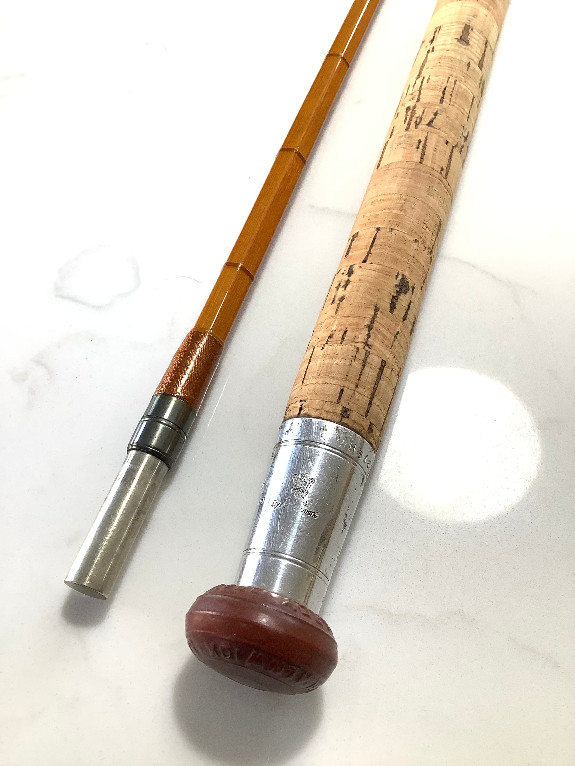 Rare Hardy Bros CARP rod Palakona Built Cane
