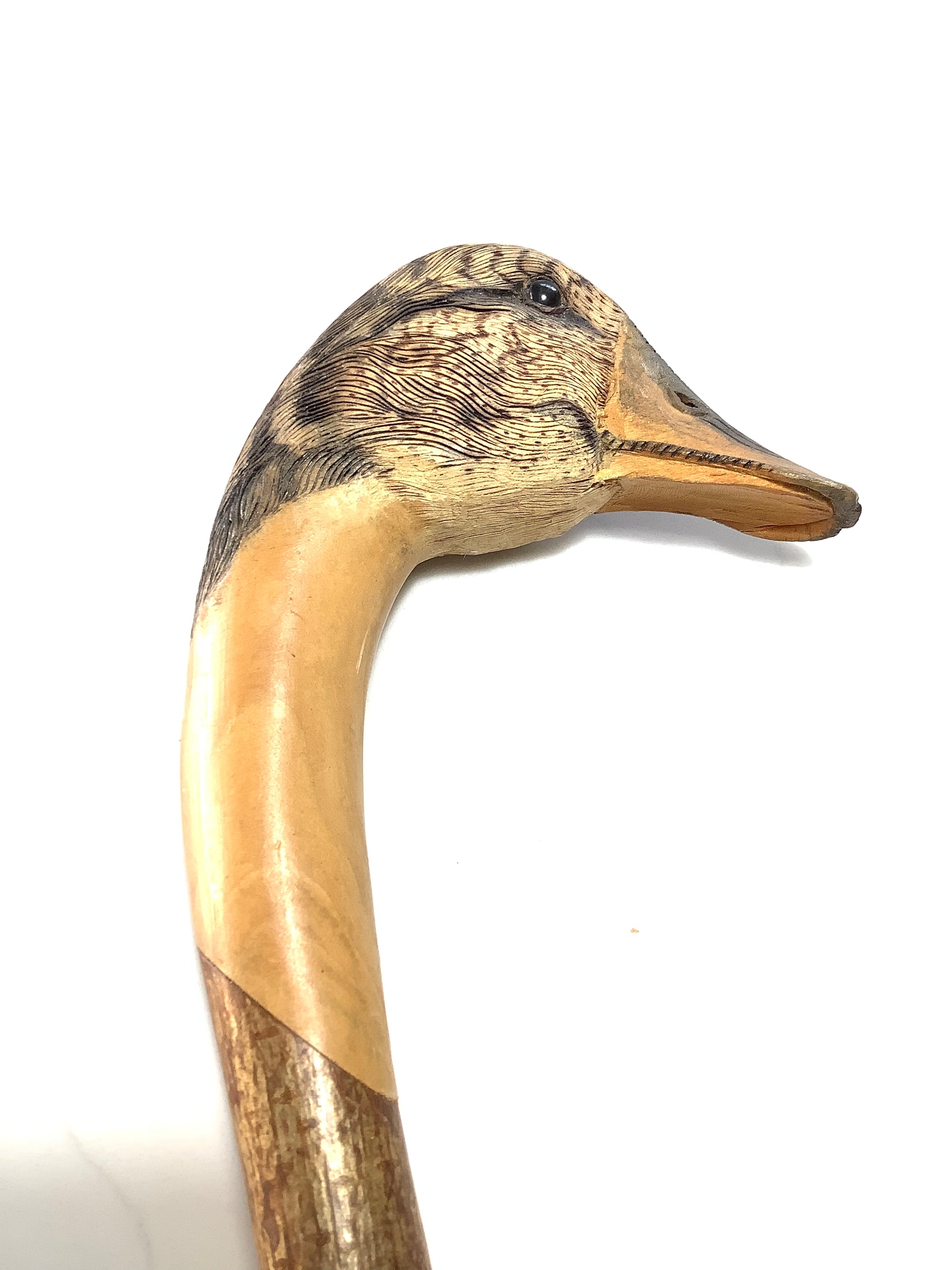 Westley Richards Hand Carved Duck Walking Stick By Master Carver