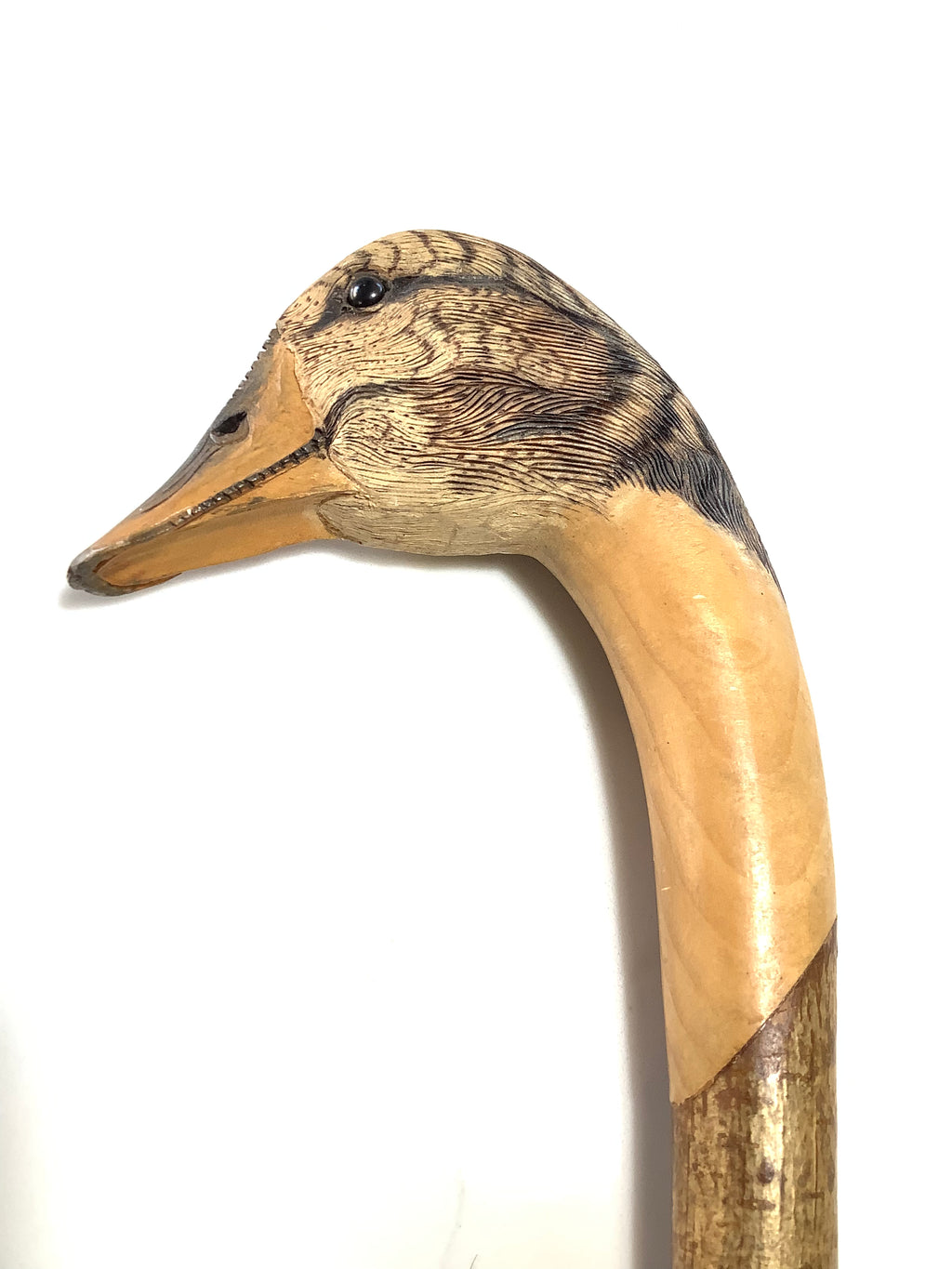 Westley Richards Hand Carved Duck Walking Stick By Master Carver