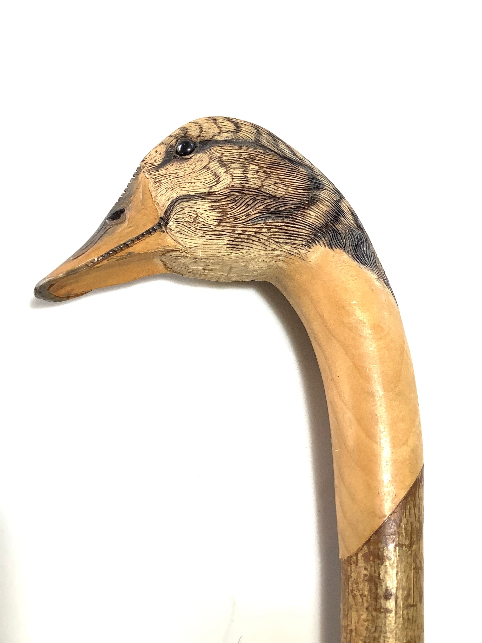 Westley Richards Hand Carved Duck Walking Stick By Master Carver