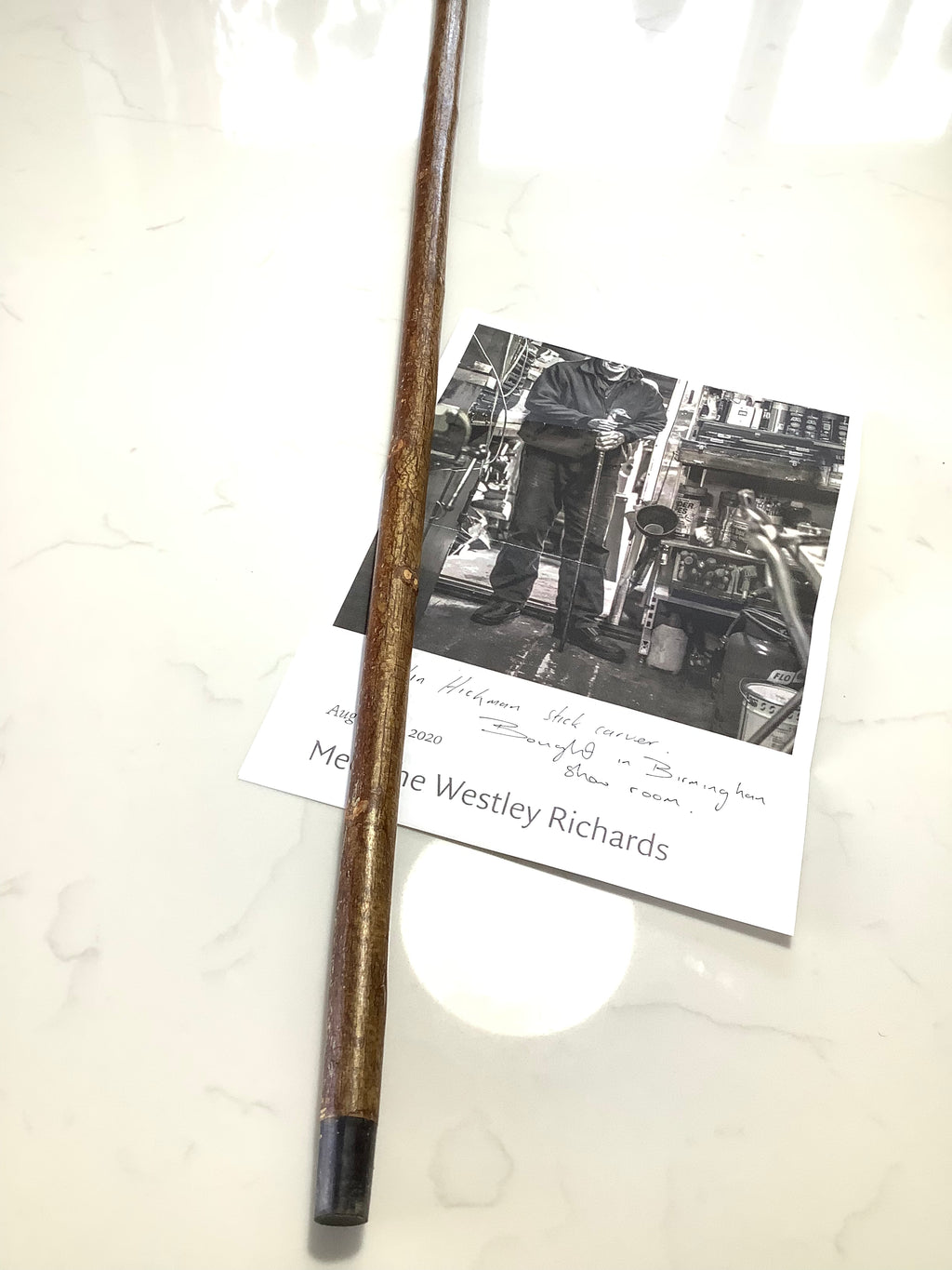 Westley Richards Hand Carved Duck Walking Stick By Master Carver