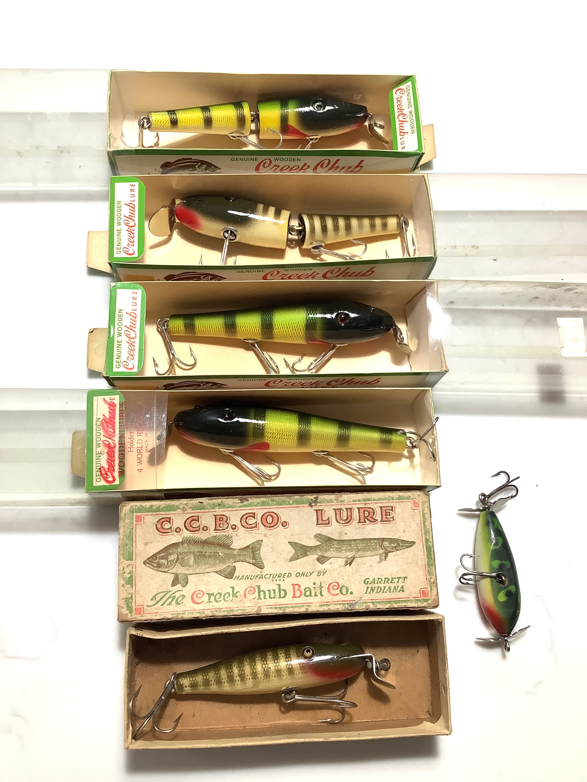 CREEK CHUB BAIT Co Selection of Boxed unused lures