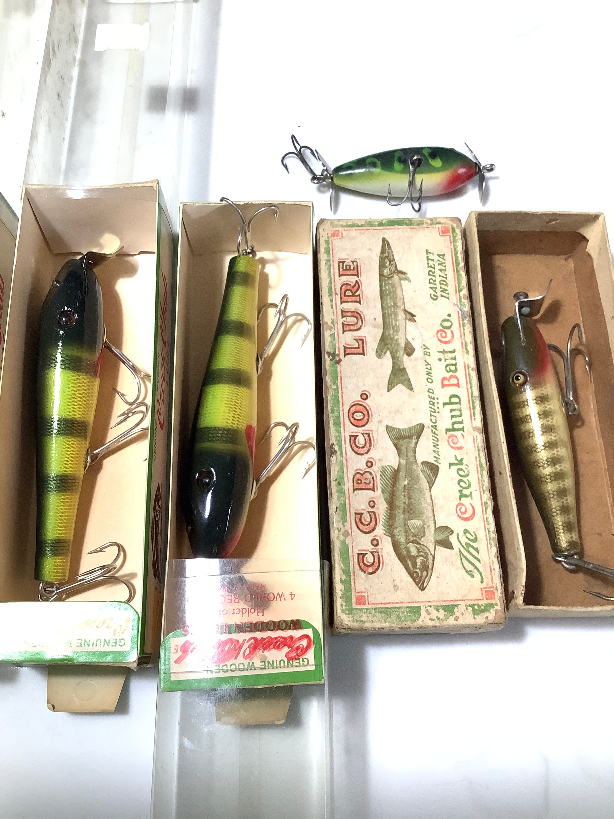 CREEK CHUB BAIT Co Selection of Boxed unused lures