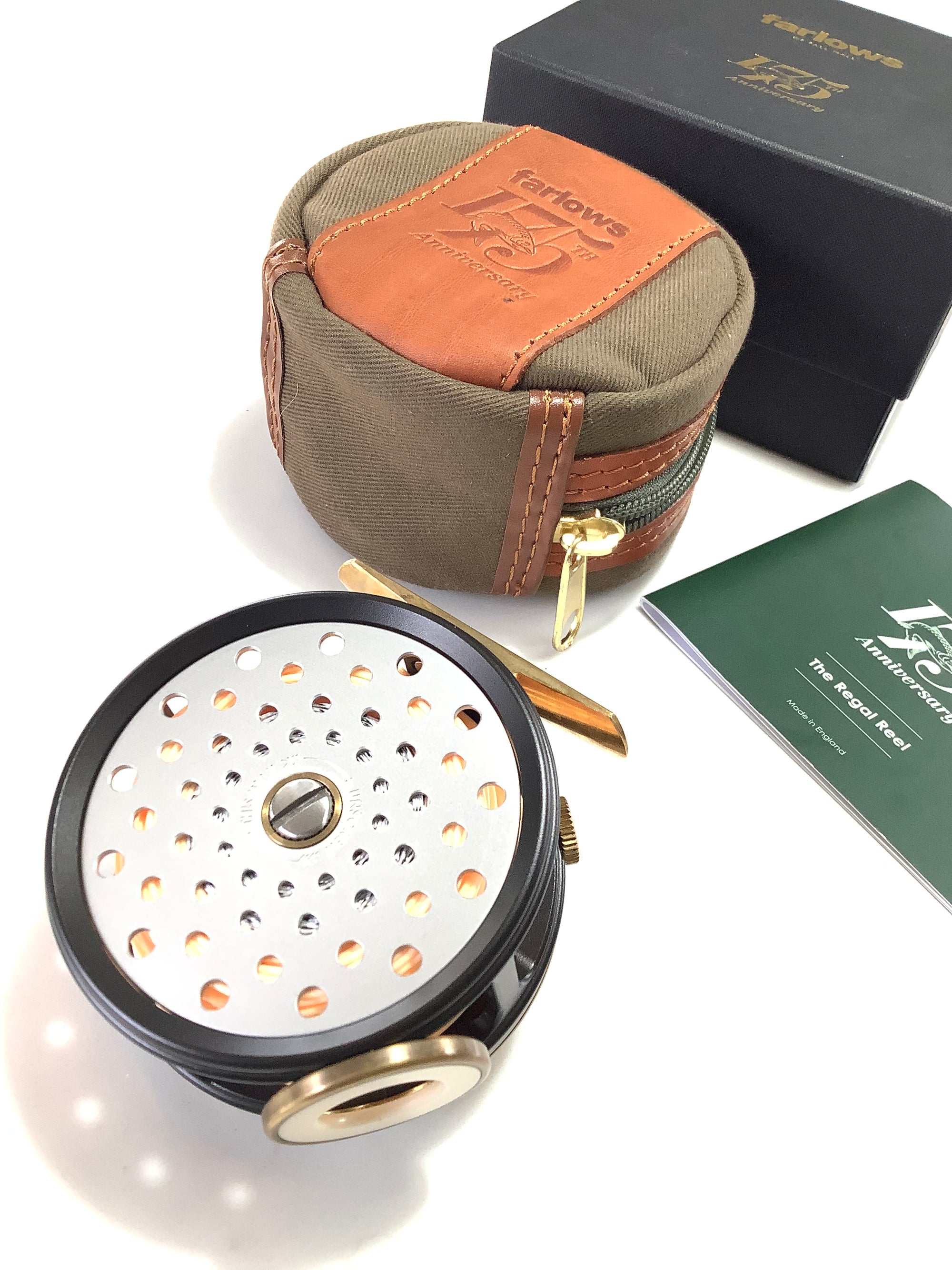 New FARLOWS of Pall Mall 3” 175th Anniversary Fly Reel with a New Cortland 444 Line