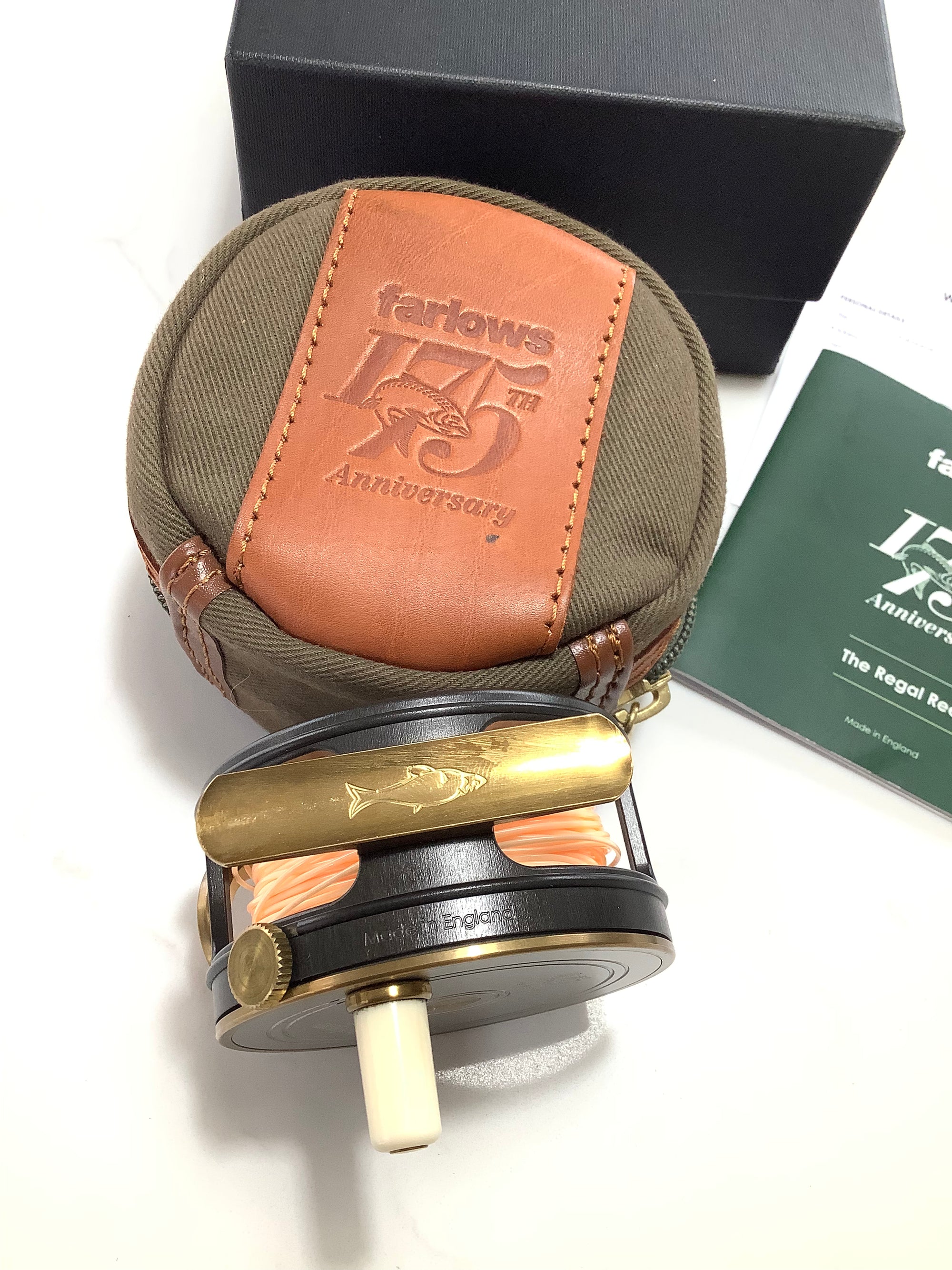 New FARLOWS of Pall Mall 3” 175th Anniversary Fly Reel with a New Cortland 444 Line