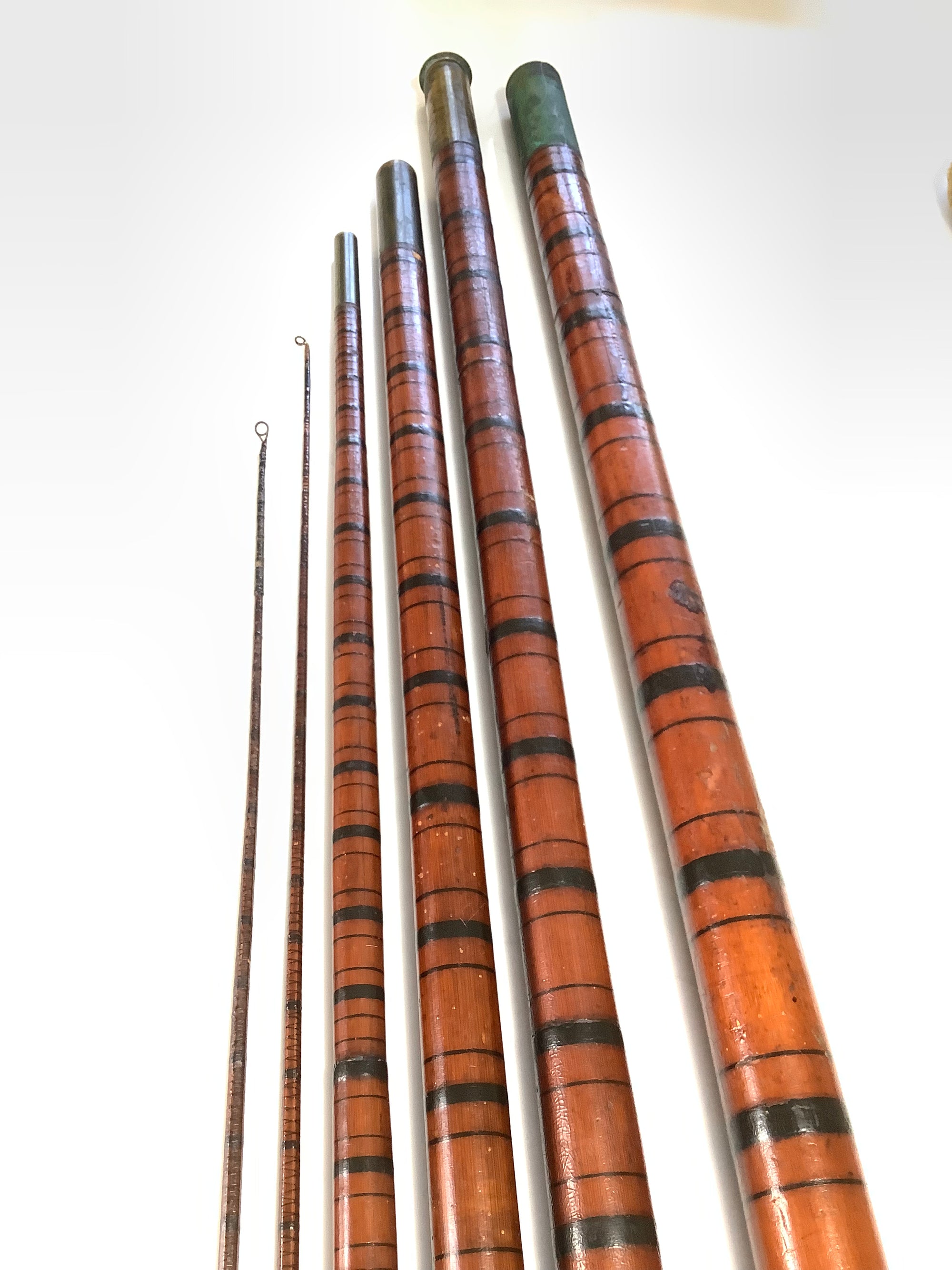 Rare Antique EVANS Roach Pole as found in unrestored Condition