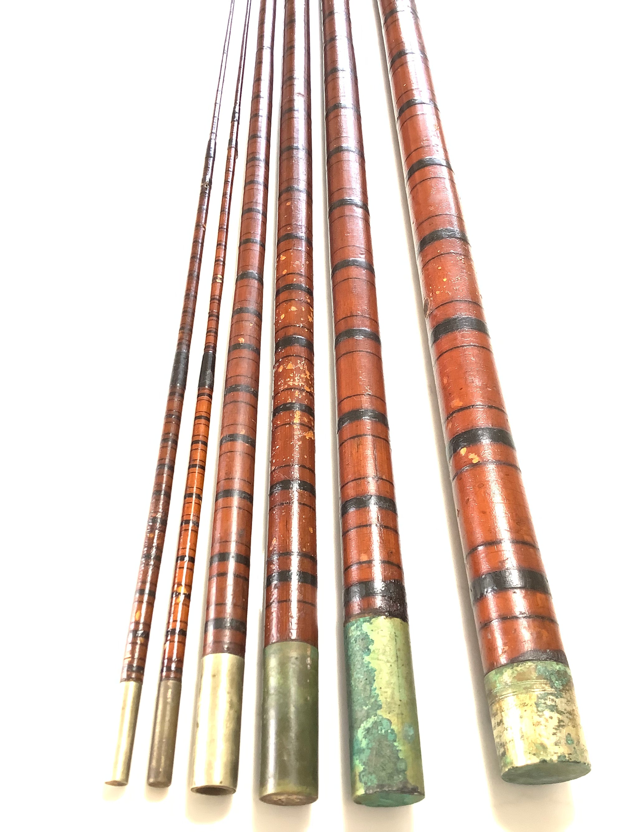 Rare Antique EVANS Roach Pole as found in unrestored Condition