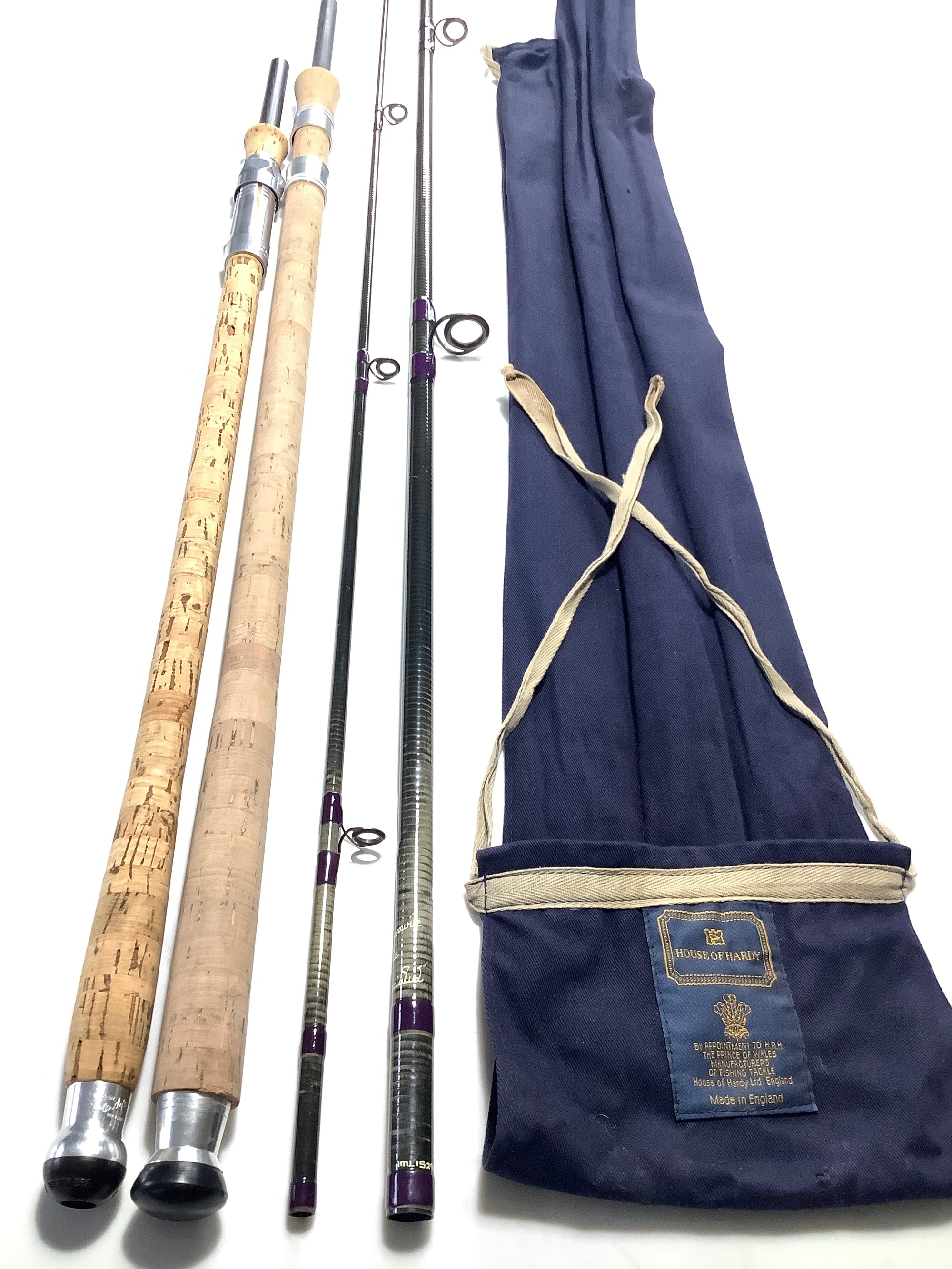 Hardy Bros The SPECIALIST 12 1/2 ft Rod with two Handles