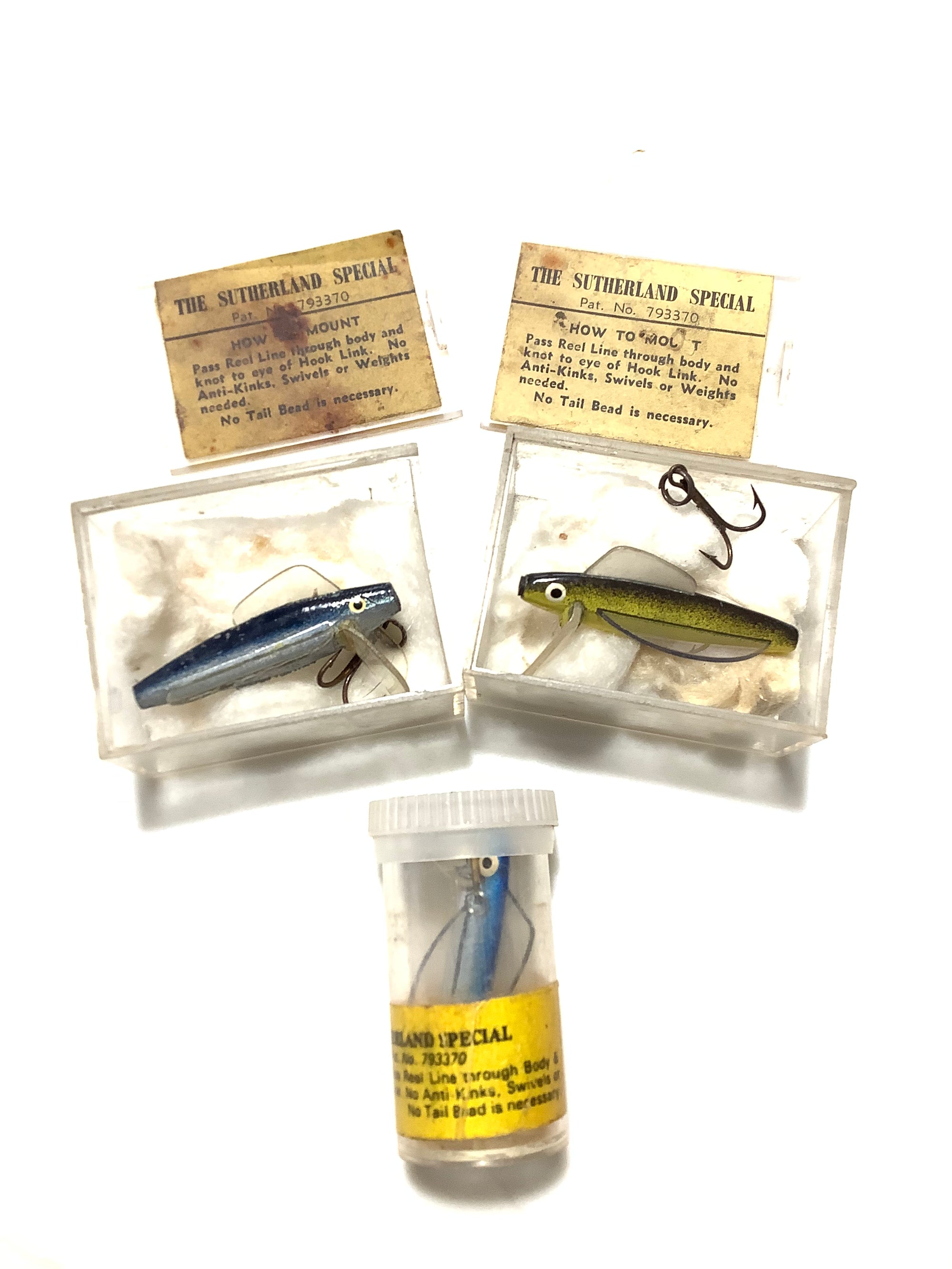 Vintage SUTHERLAND SPECIAL Lures unused