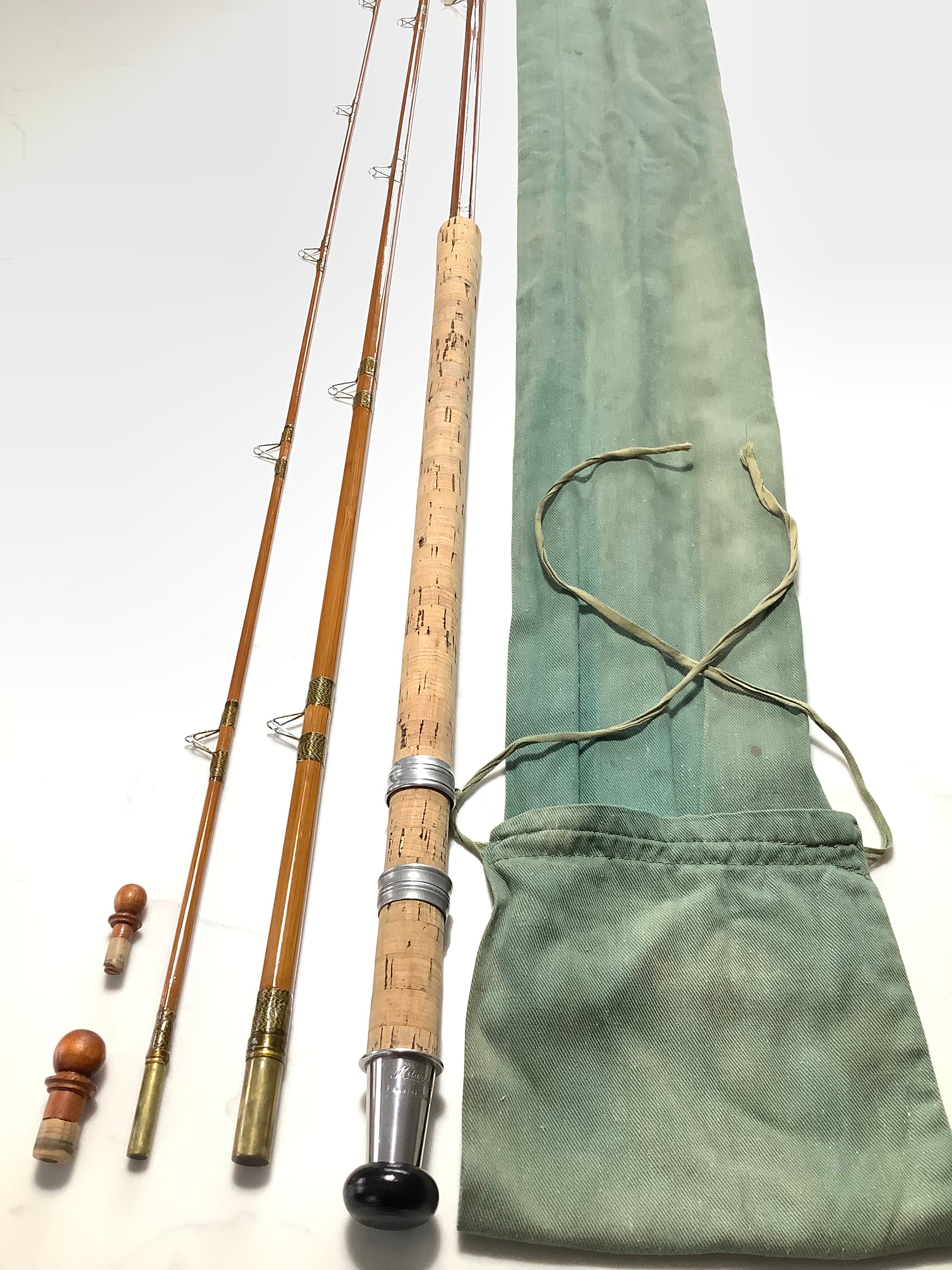 Milwards SWIMASTER Built Cane 12ft Rod