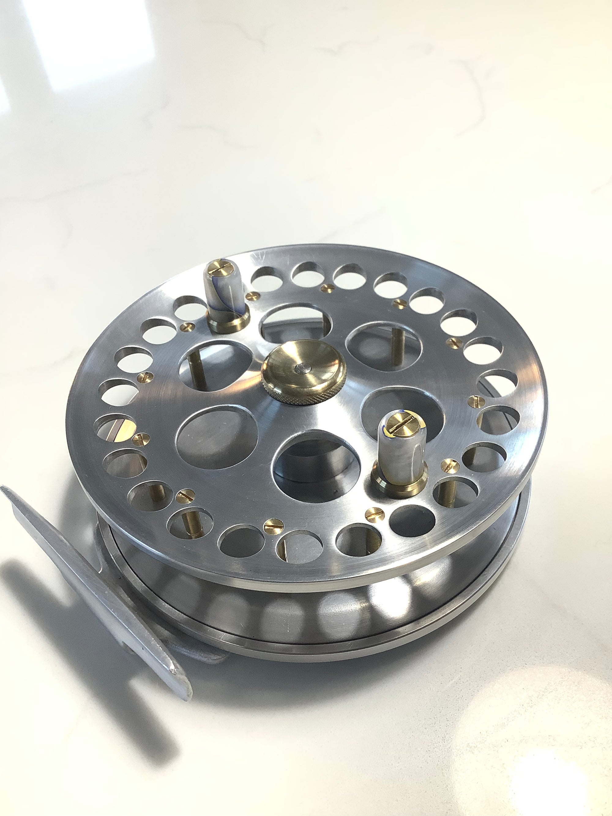 BESPOKE UNIQUE “ CHUB ANGLERS “ CUSTOM Built Adcock Stanton Centrepin