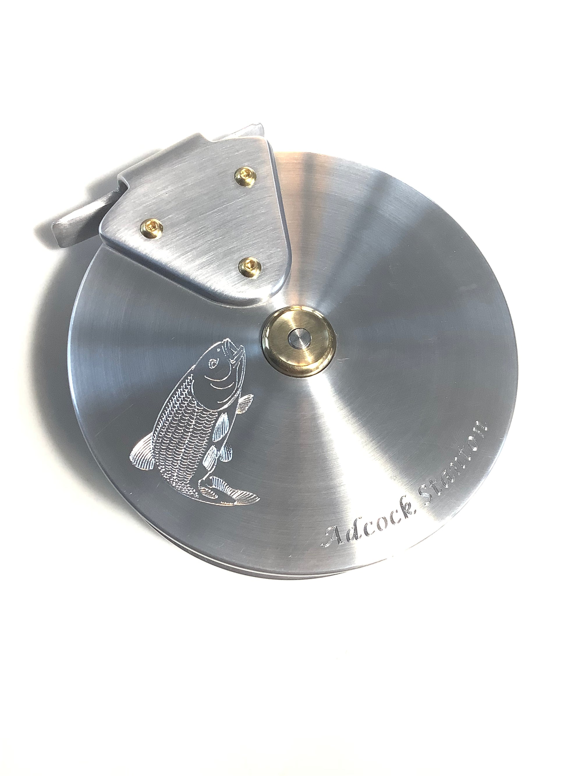 BESPOKE UNIQUE “ CHUB ANGLERS “ CUSTOM Built Adcock Stanton Centrepin