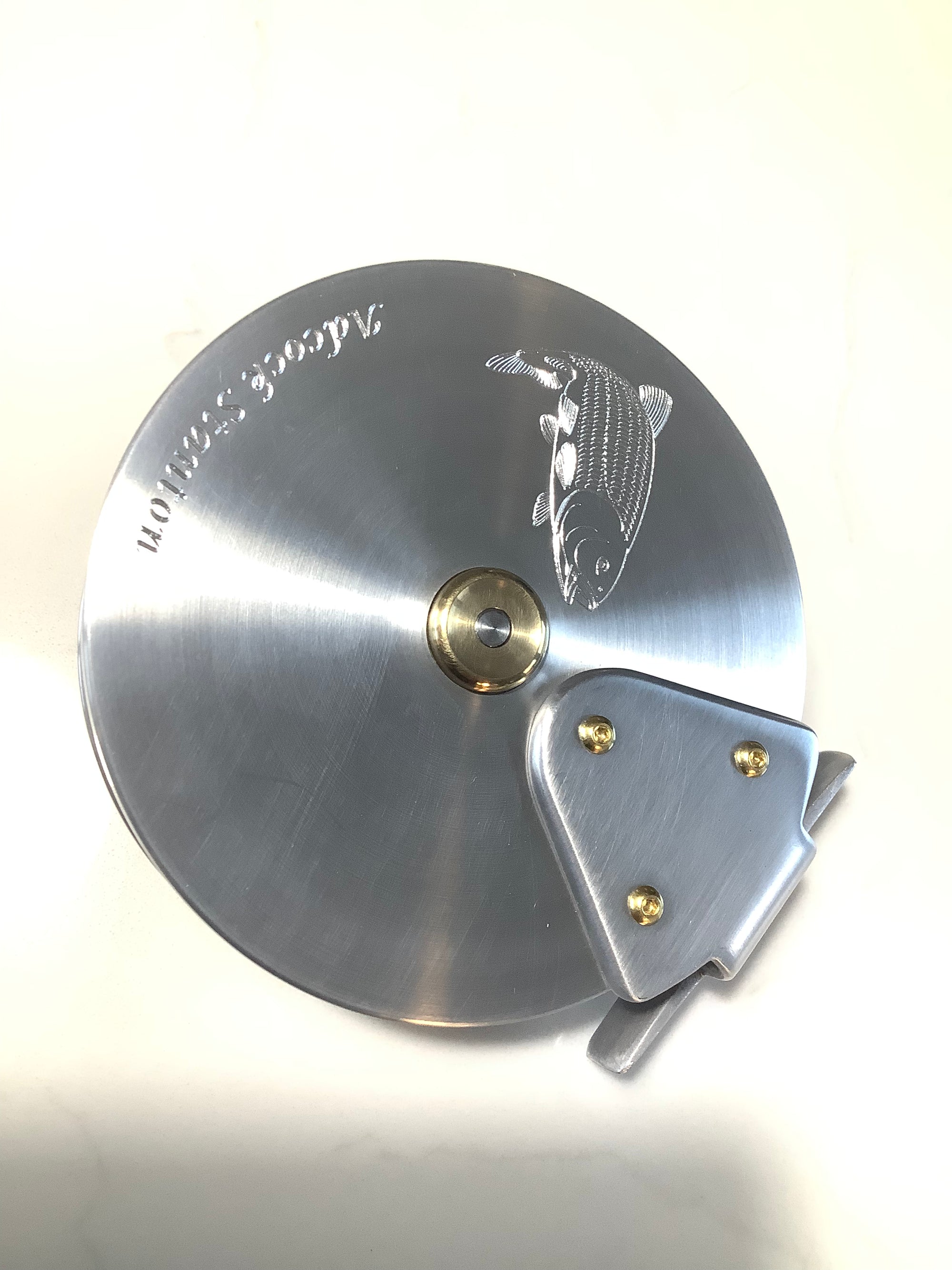 BESPOKE UNIQUE “ CHUB ANGLERS “ CUSTOM Built Adcock Stanton Centrepin