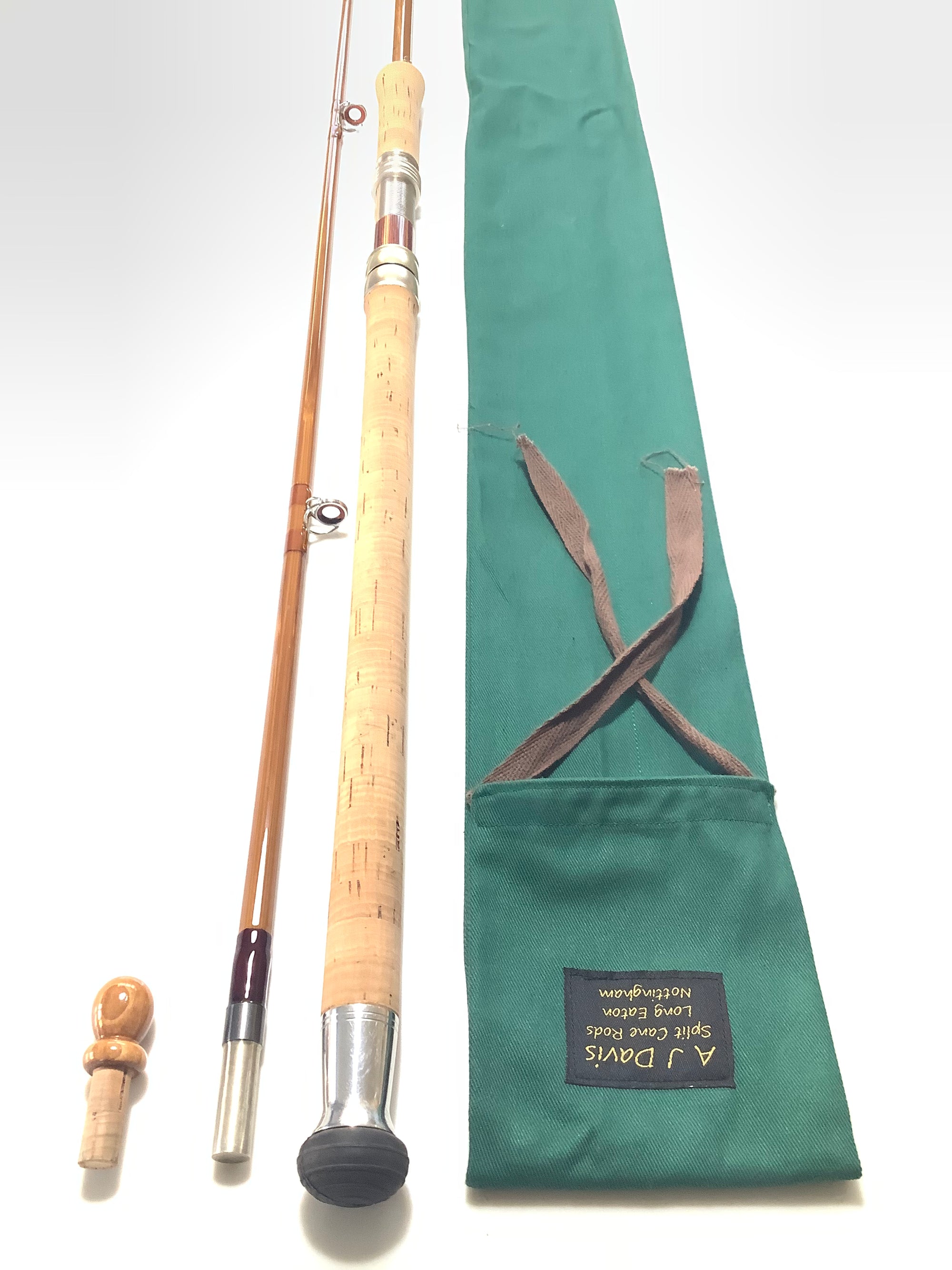 A.J.DAVIS Built Cane “ WHOPPER STOPPER” Carp Rod Deluxe one off Rod, S ...