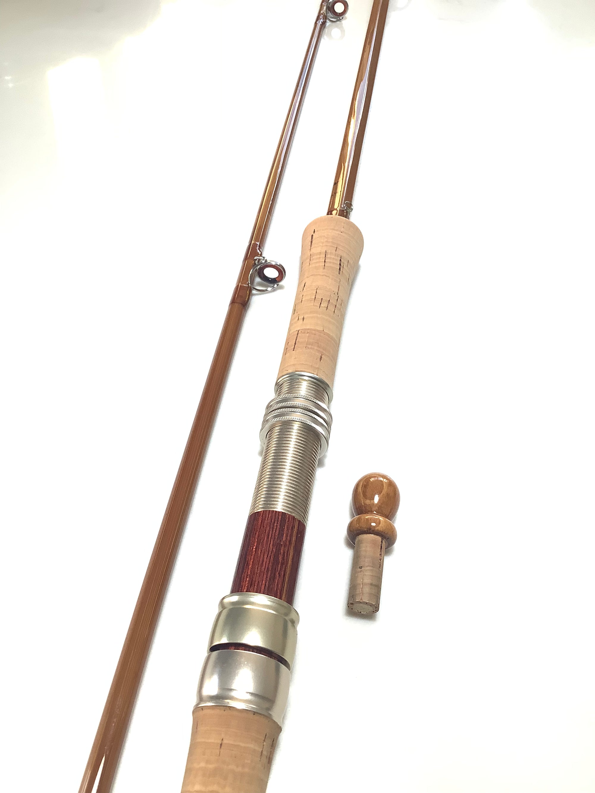 A.J.DAVIS Built Cane “ WHOPPER STOPPER” Carp Rod Deluxe one off Rod, SUPERB