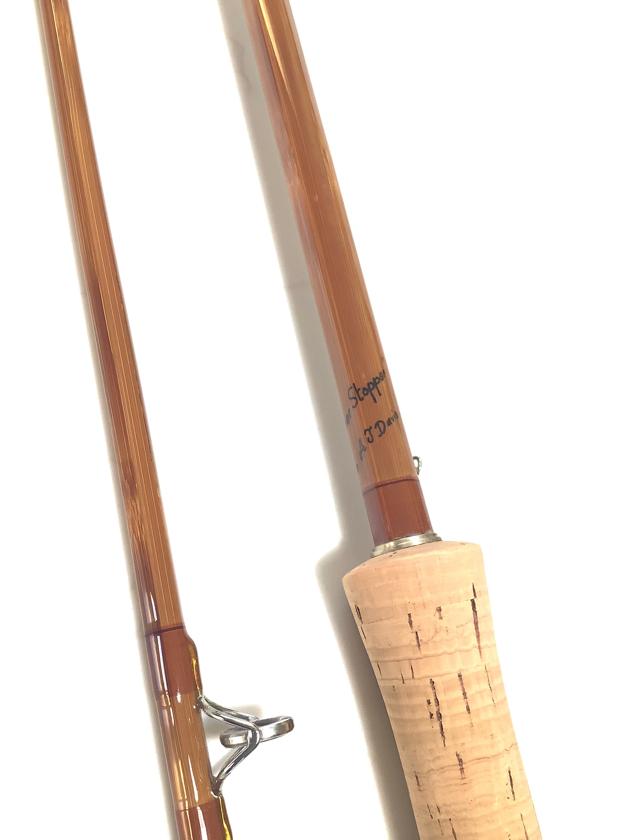 A.J.DAVIS Built Cane “ WHOPPER STOPPER” Carp Rod Deluxe one off Rod, S ...