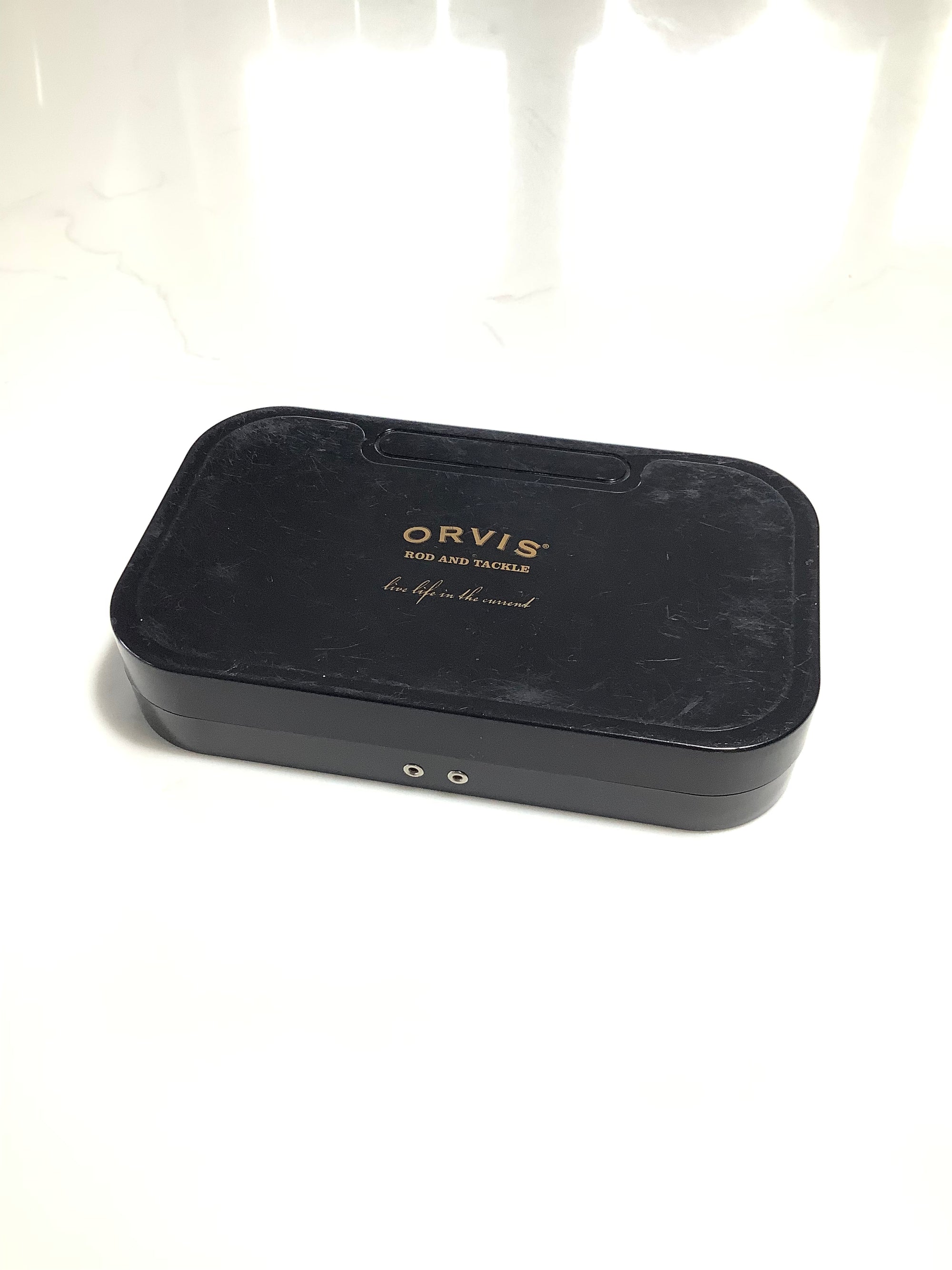 Vintage ORVIS Dry & Wet Fly Box By Richard Wheatley
