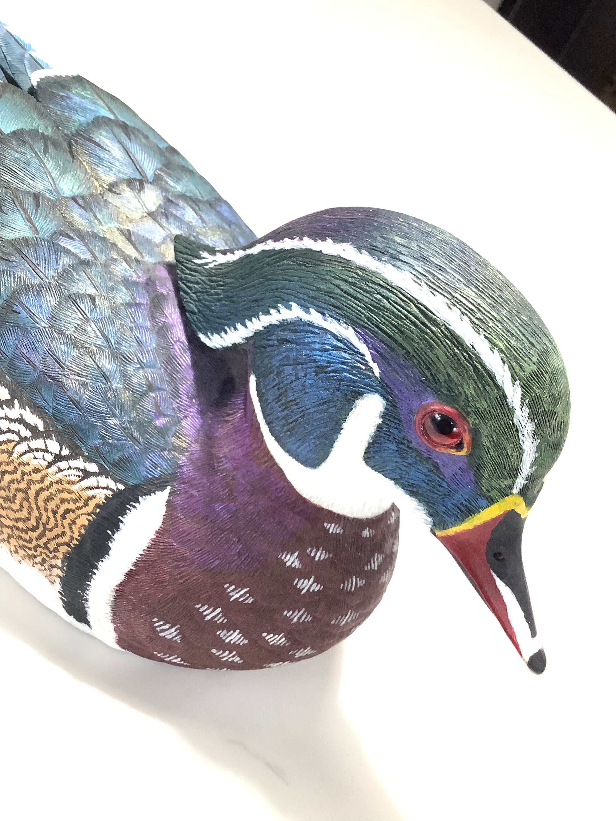 Stunning Hand Carved & Painted Woodcock By Award Winning Wood Carver COLIN CLARK
