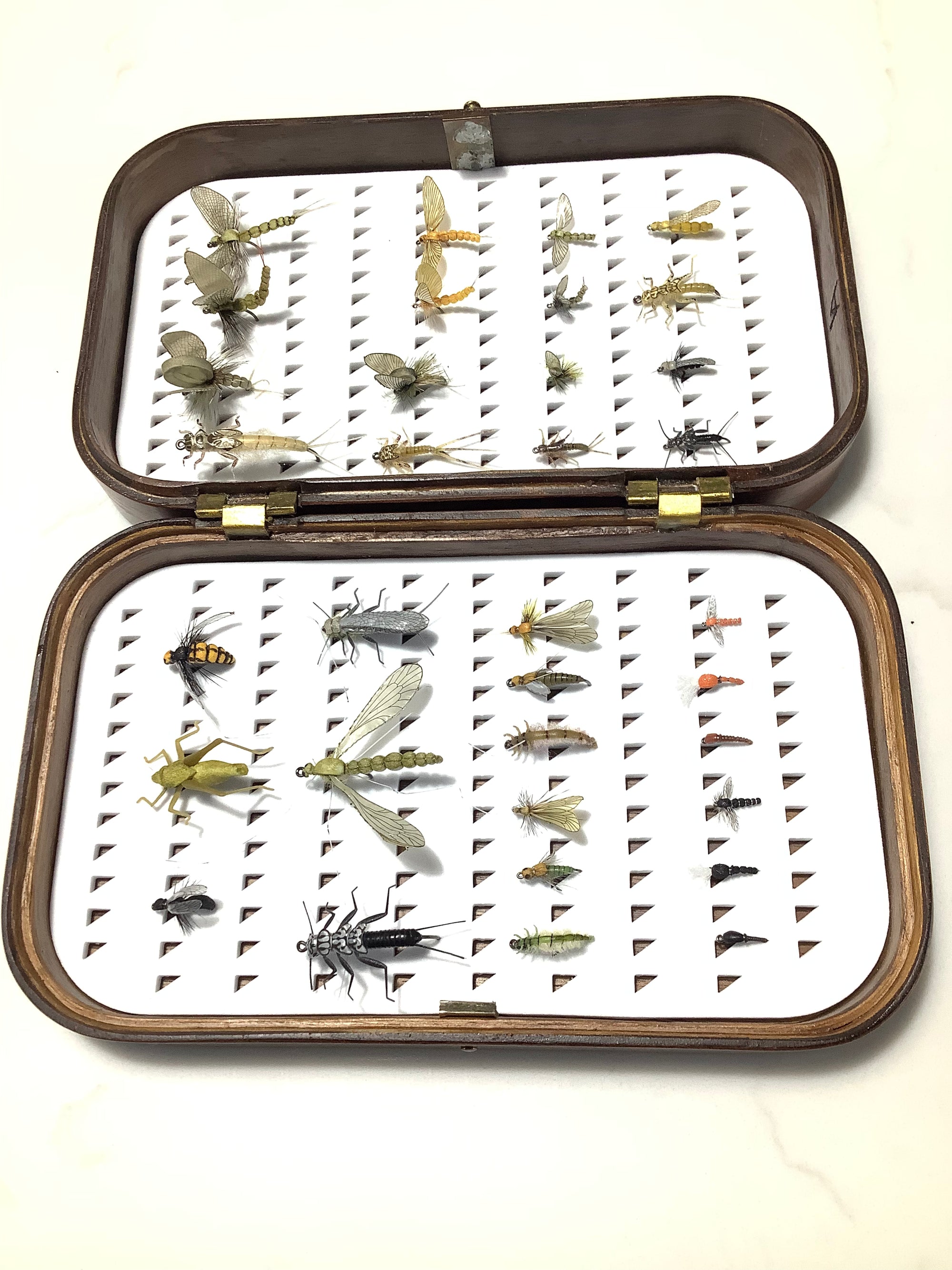 Scarce LARS ANDERSON of SWEDEN Hand Crafted Exotic Wood Fly Box for J:SON Best Swedish Made Flies
