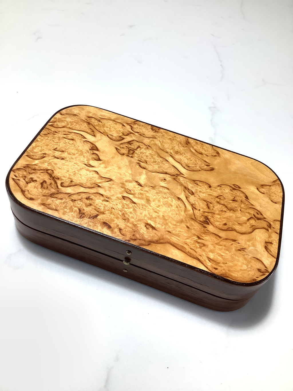 Scarce LARS ANDERSON of SWEDEN Hand Crafted Exotic Wood Fly Box for J:SON Best Swedish Made Flies